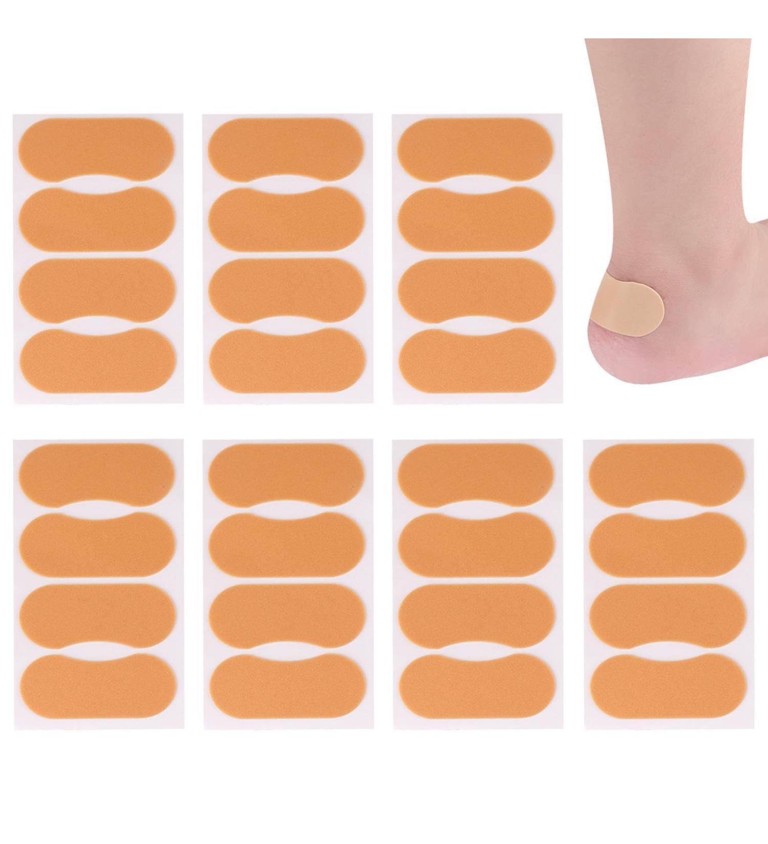 7 Sheets Moleskin Tape for Feet Self Adhesive Foot Patches Soft Foam Anti-Slip High Heel Sticker Patches Protection Bandage Strips Reduce Chafing Pain Blisters Prevention and Healing(Size:08pcs) - Buy Online on GoSupps.com