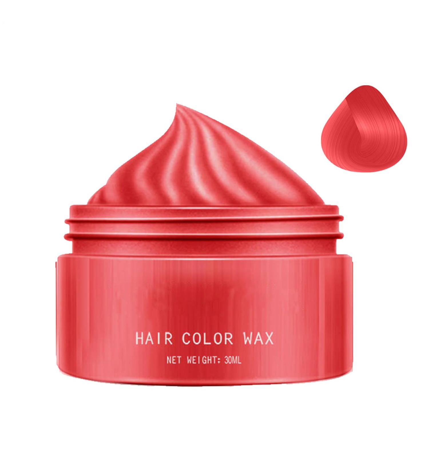 Cire Colorante Capillaire - 30 ml Colorant Capillaire Temporaire - P te Lavable pour Teinture et Coiffage Hommes Femmes F tes Cosplay Halloween Rouge 1 unit (Lot de 1) - Buy Online on GoSupps.com