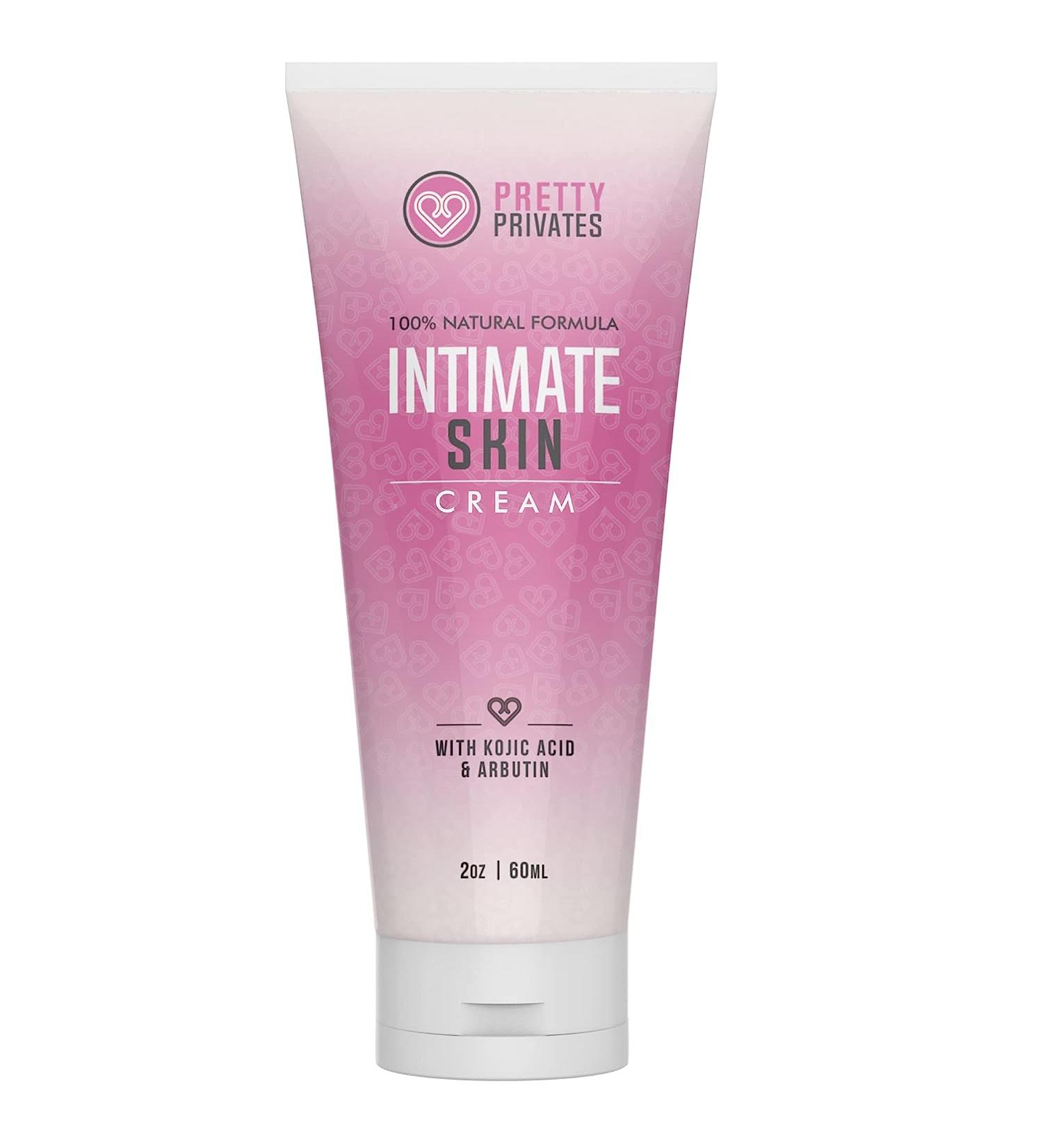 Intimate Skin Bleaching Cream - Pretty Privates - Dark Spot Corrector for Private Parts and Sensitive Areas - Kojic Acid, Niacinamide, Arbutin - 2oz - Buy Online on GoSupps.com
