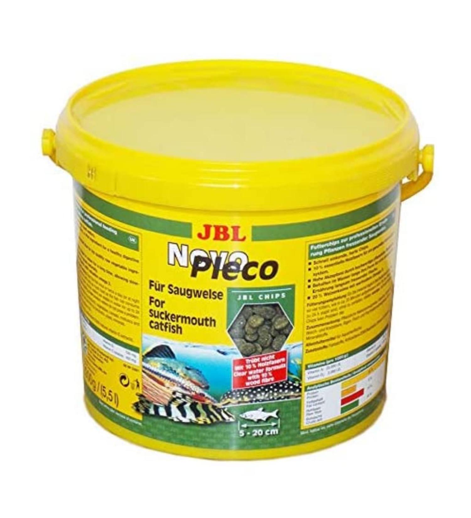 Buy JBL NovoPleco 30309 Complete Food for Small Sucker Catfish - Tablets for 1-20 cm Fish Size | 5.5 L Pack - International Shipping Available - Buy Online on GoSupps.com