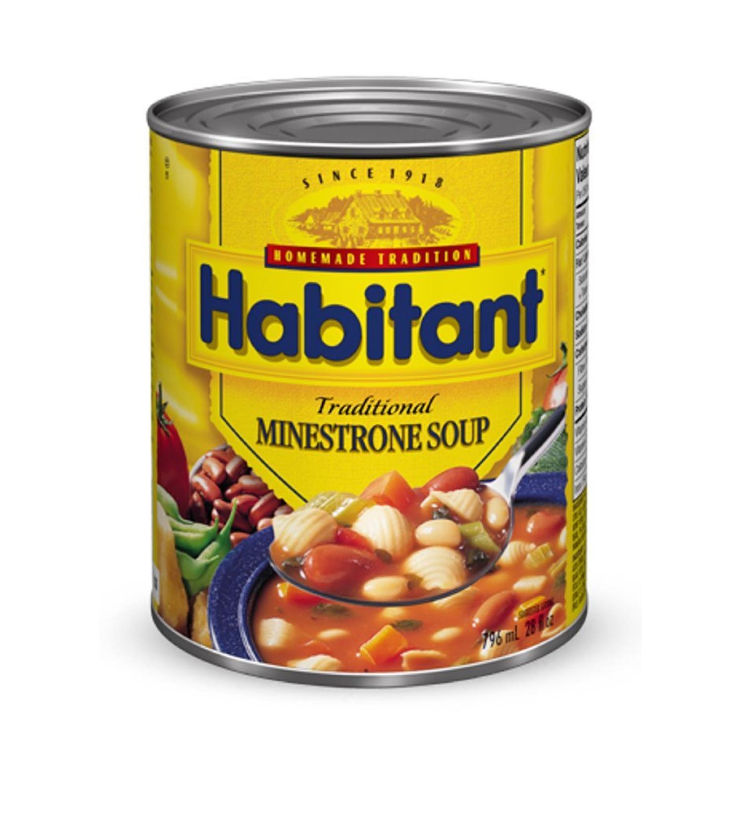 Habitant Traditional Minestrone Soup 796ml 24-Count Traditional Minestrone 1