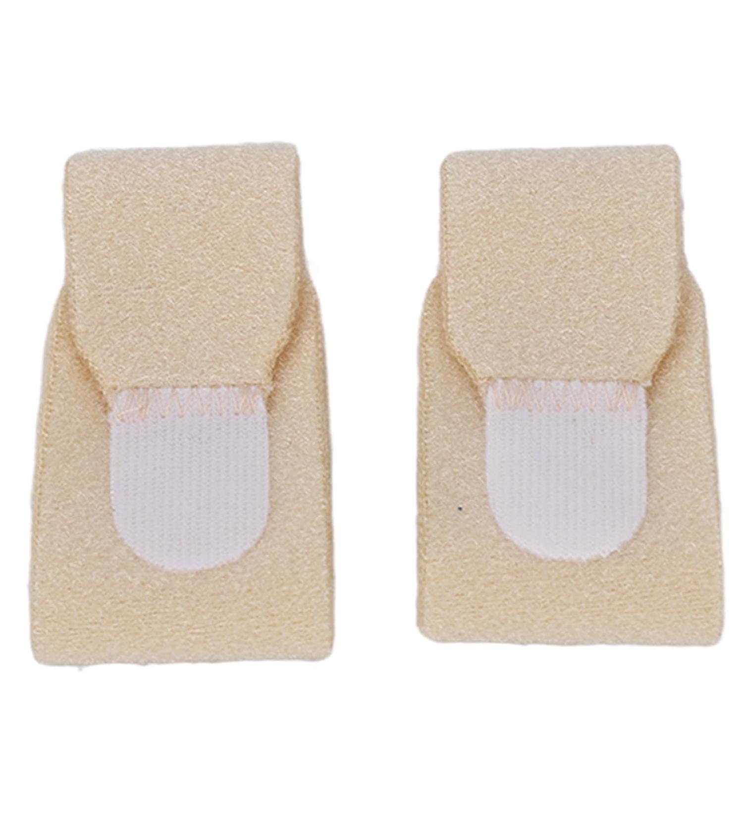 Skin Color Toe Sleeves 2pcs - Soft Hammer Toe Straightener Strap - Claw Toe Corrector for Bent Toe (S) - Buy Online on GoSupps.com