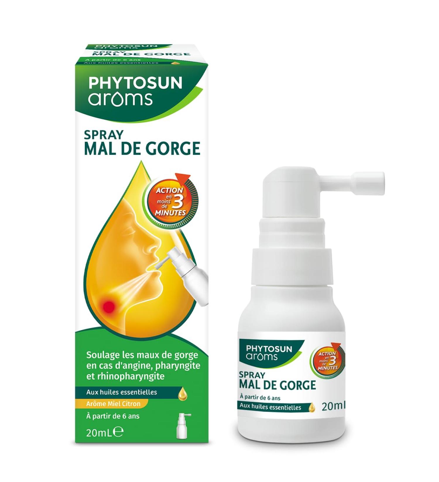 PHYTOSUN AROMS Phytosun Ar ms Sore Throat Spray with Essential Oils 20 ml