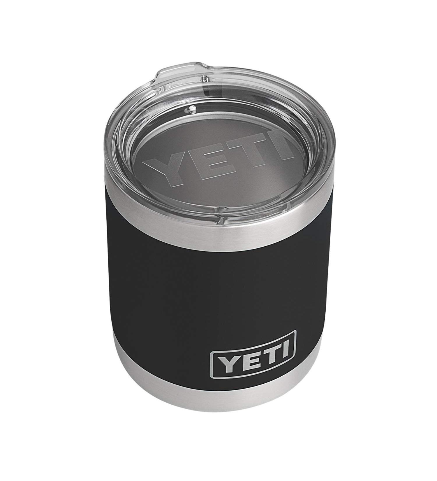 YETI Rambler 10 oz Lowball - Vacuum Insulated Stainless Steel, Black - Buy Online on GoSupps.com