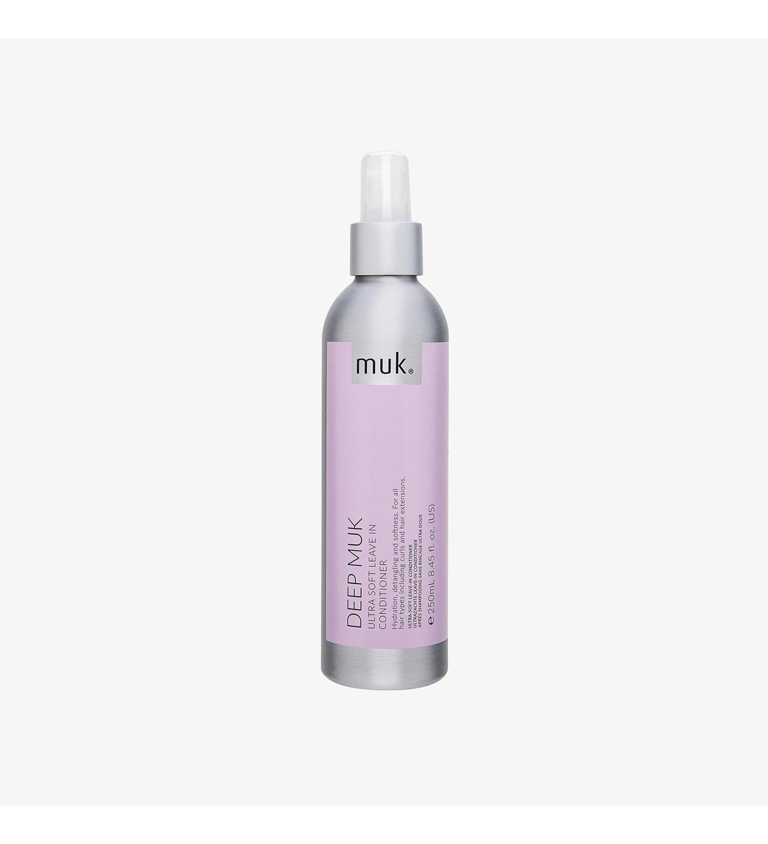 Muk Haircare Deep Leave In Conditioner Soft & Silky Detangling Spray - 8.5 oz