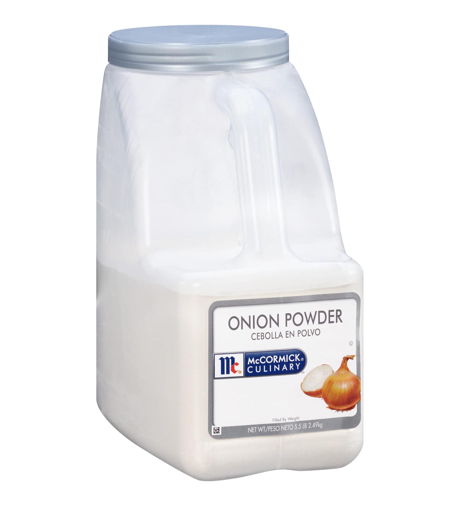McCormick Culinary Onion Powder 5.5 lb - Bulk Seasoning for Sauces, Gravies, Soups, Dips - Buy Online on GoSupps.com