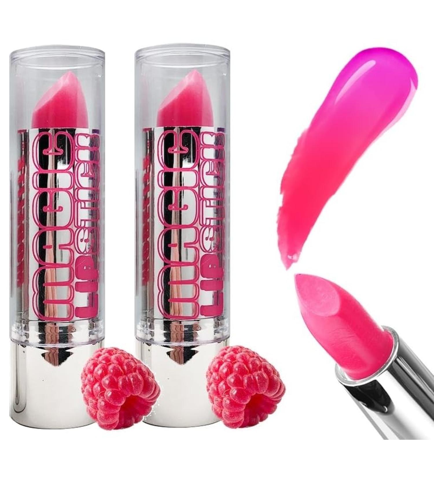 G n rique 2 pH-Reactive Magic Lipstick Sticks Assorted and Personalized Colors to Fit Your Lips Pink
