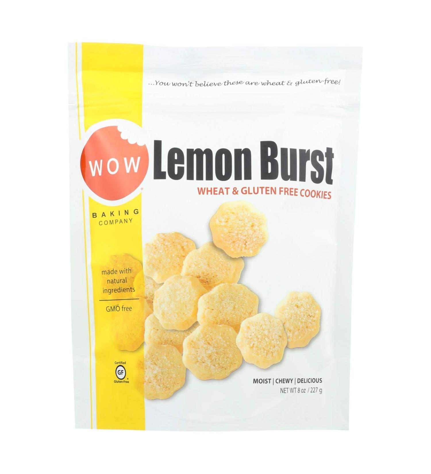 Wow Baking Company Lemon Burst Cookies - 8 oz Bag (12ct) | Gluten-Free & Delicious - Buy Online on GoSupps.com
