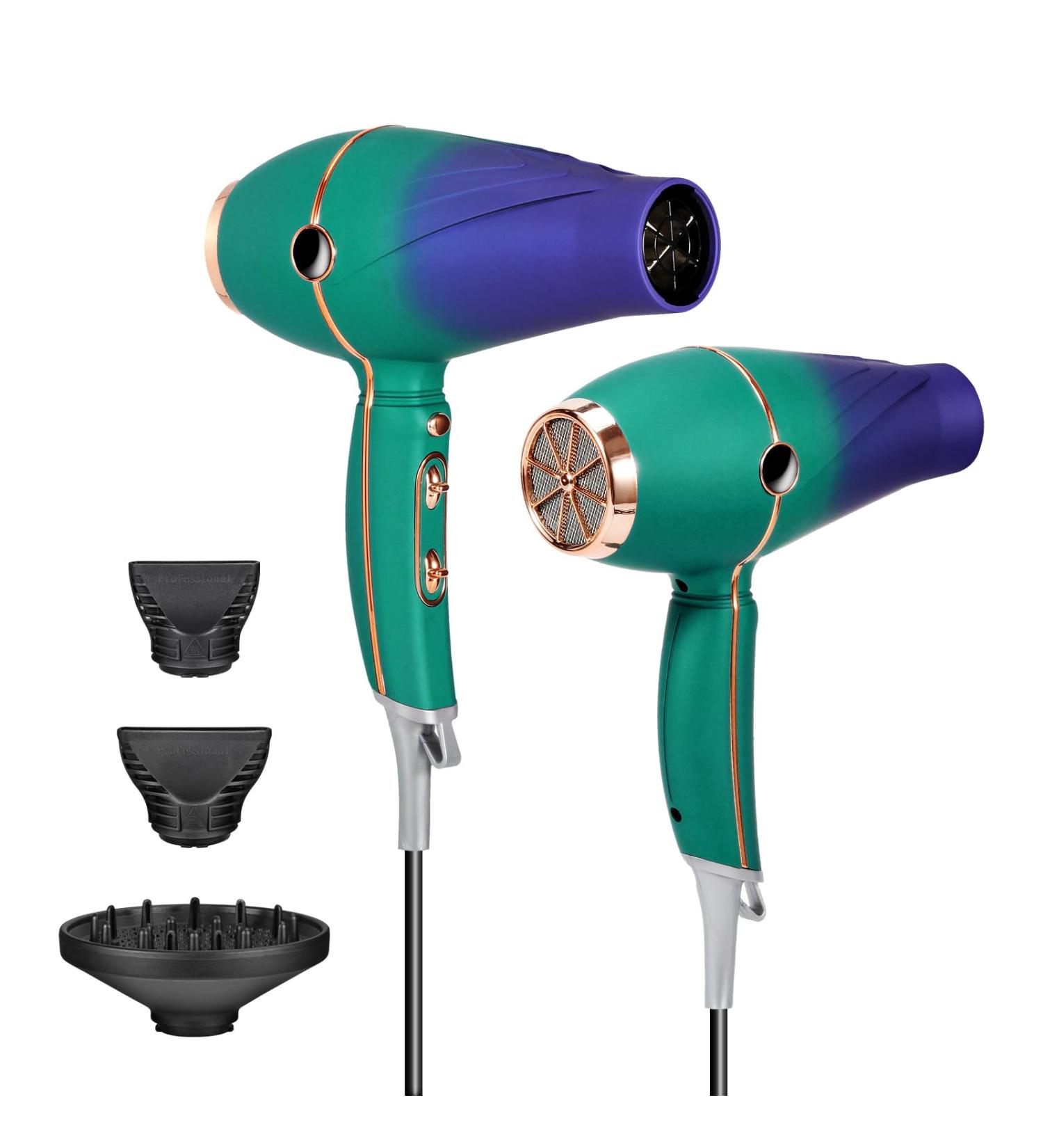 Professional Ionic Hair Dryer with Diffuser - 1800W Corded Electric | Fast Drying & Smooth Finish - Buy Online on GoSupps.com