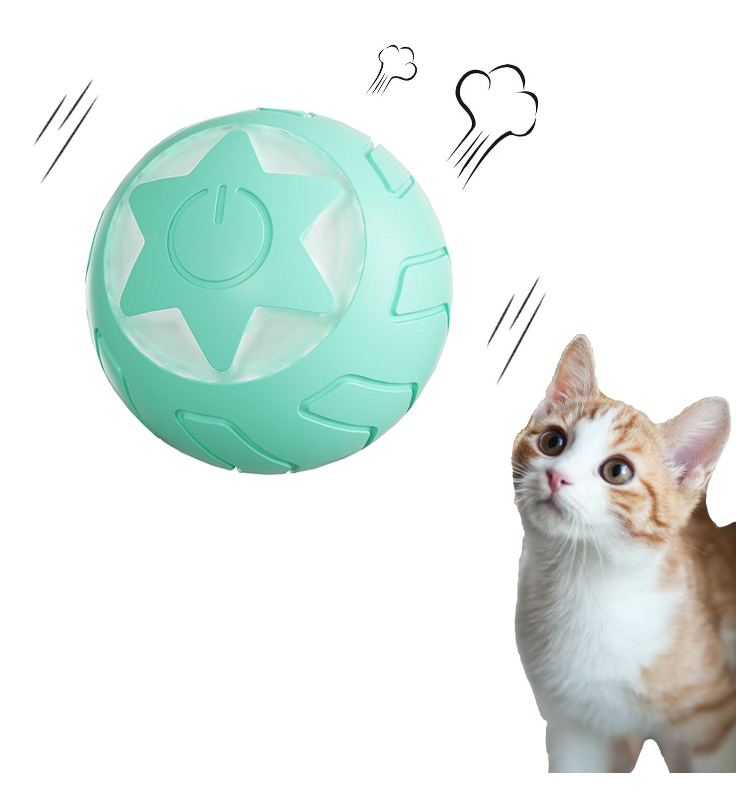 Peticularz Cat Toys - Self-Employment Electric Powerball 2.0 | Interactive Wloom Intelligence Magic Ball for Cats (Star Blue) - Buy Online on GoSupps.com