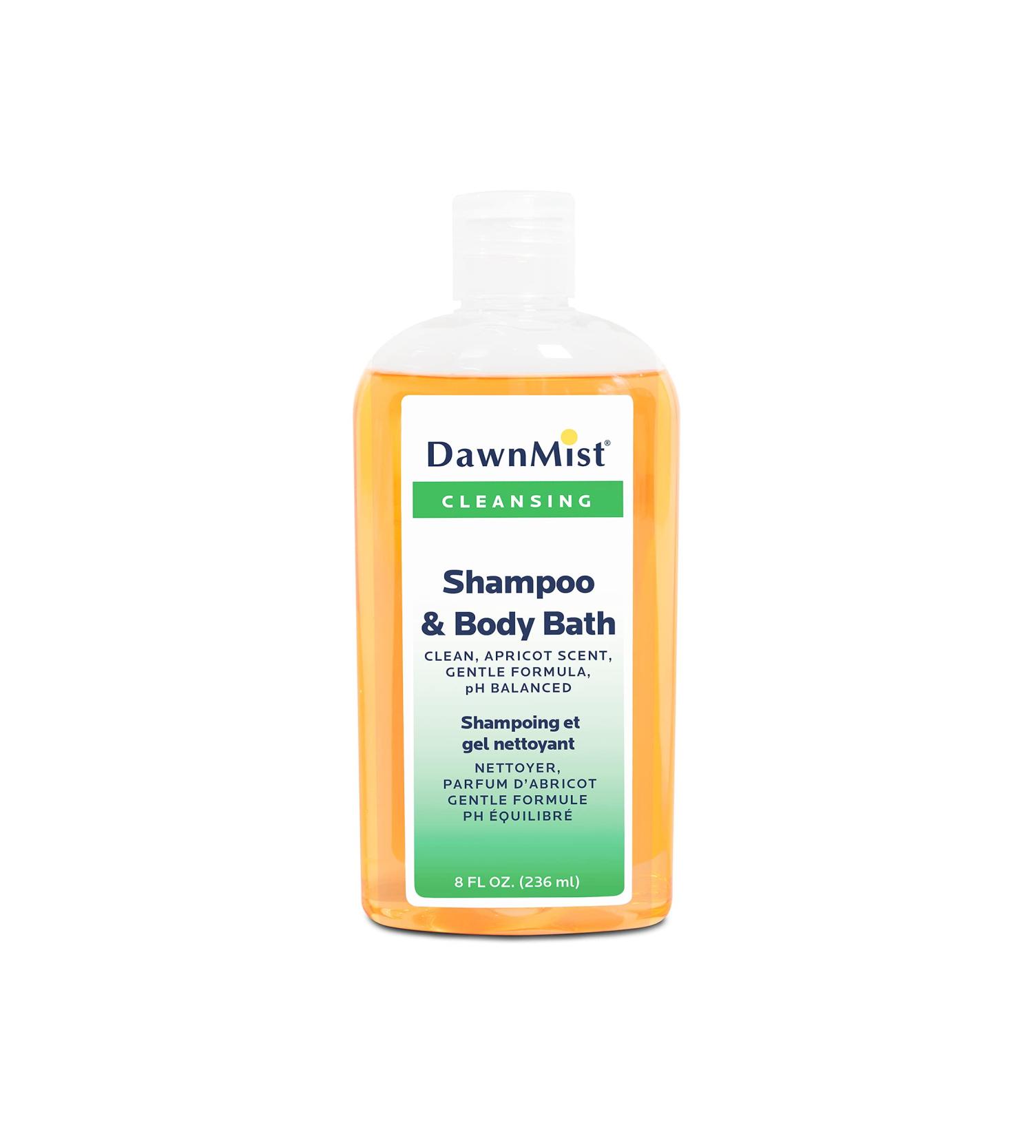 Dukal Dawn Mist Shampoo and Body Bath with Dispensing Cap 8 oz. Bottle (Pack of 48)