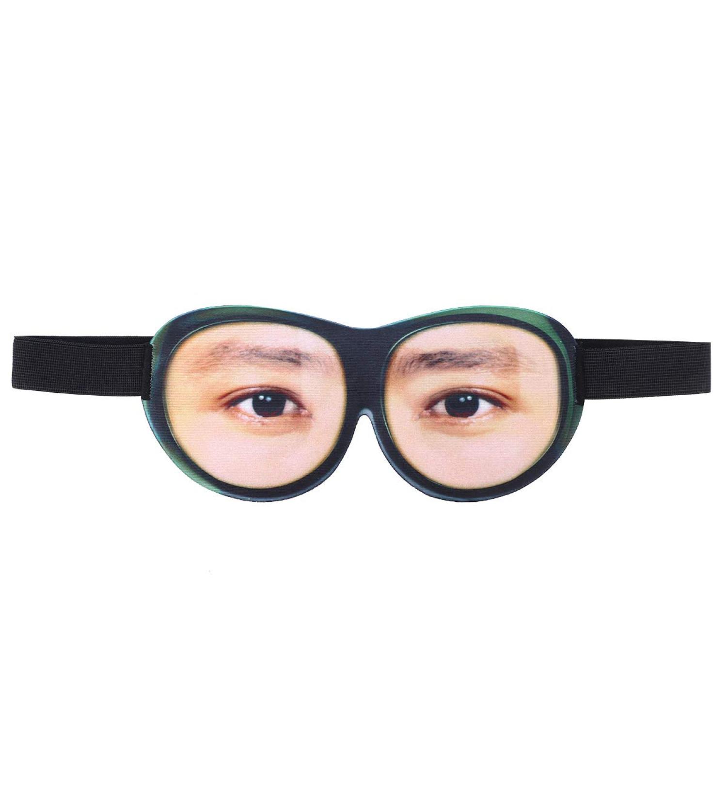 Funny Prank Eyeglasses & Eye Patch - Funky Costume Sunglasses & Sleep Mask for Travel & Parties - Buy Online on GoSupps.com