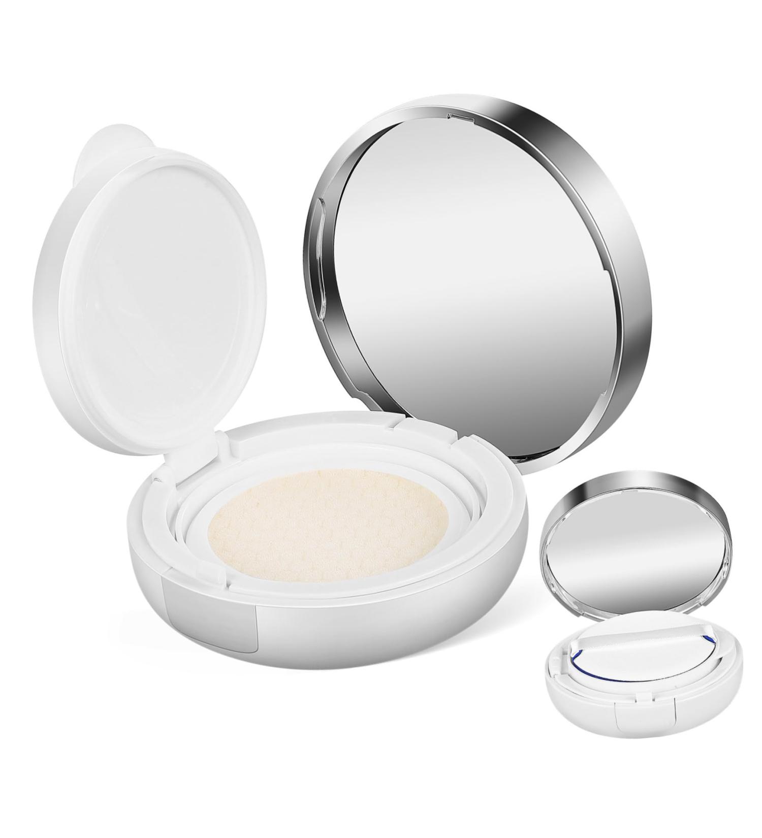 Beavorty Cushion Foundation Case 2pcs Boxes Cosmetic Foundation Empty Powder Women Containers Body for Refillable Compact Makeup - Buy Online on GoSupps.com