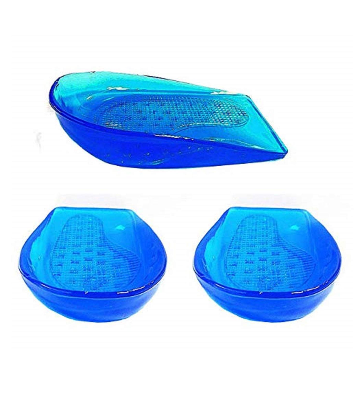 Sohapy Silicone Heel Cups for Posture Correction and Heel Pain Relief - 1 Pair Large - Buy Online on GoSupps.com