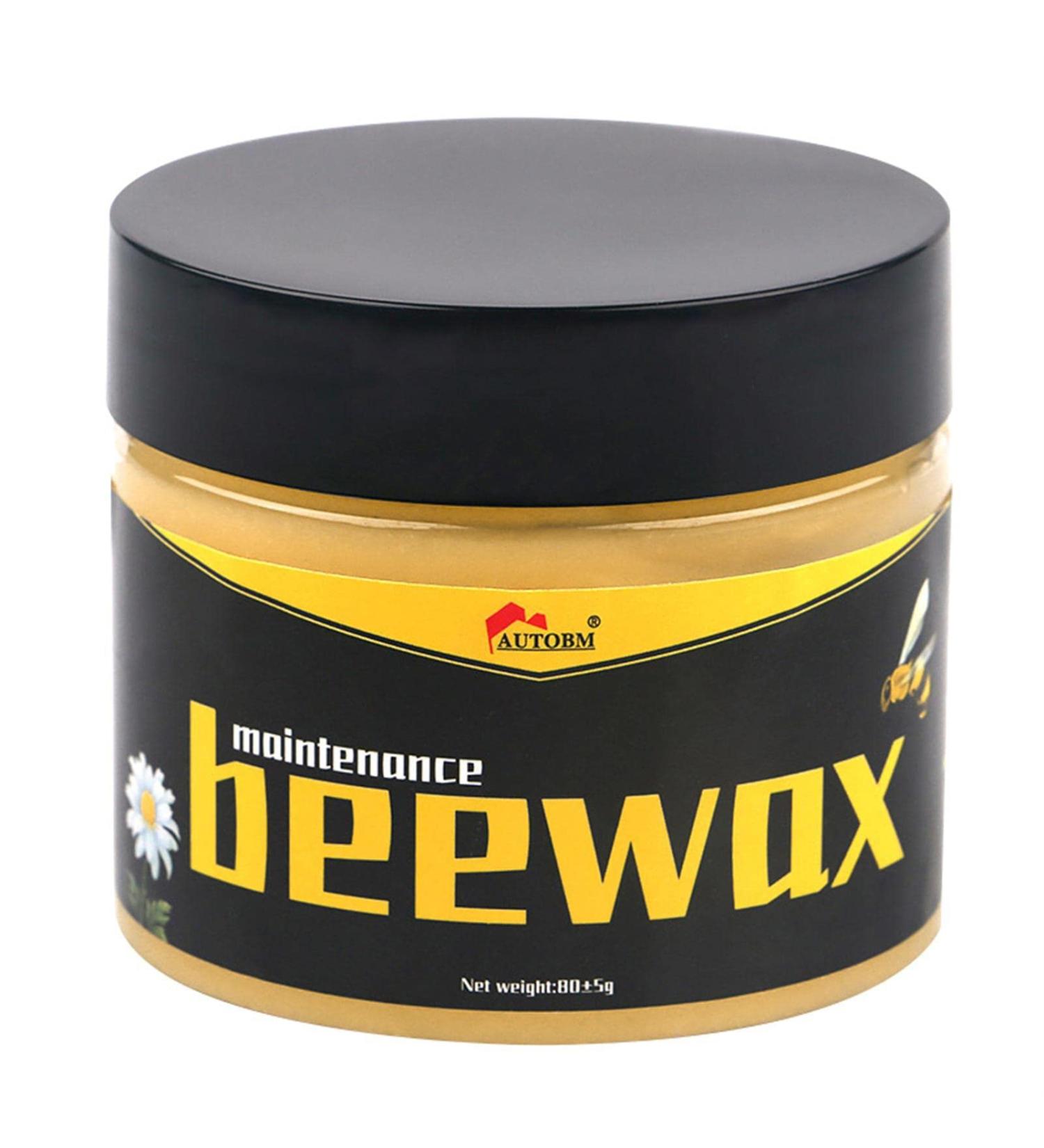 Wood Seasoning Beeswax Natural Traditional Beeswax Polish Wood Furniture Cleaner Wood Care Wax Wood Bees Wax Polish for Furniture Floor Doors Tables Chairs Cabinets - Buy Online on GoSupps.com