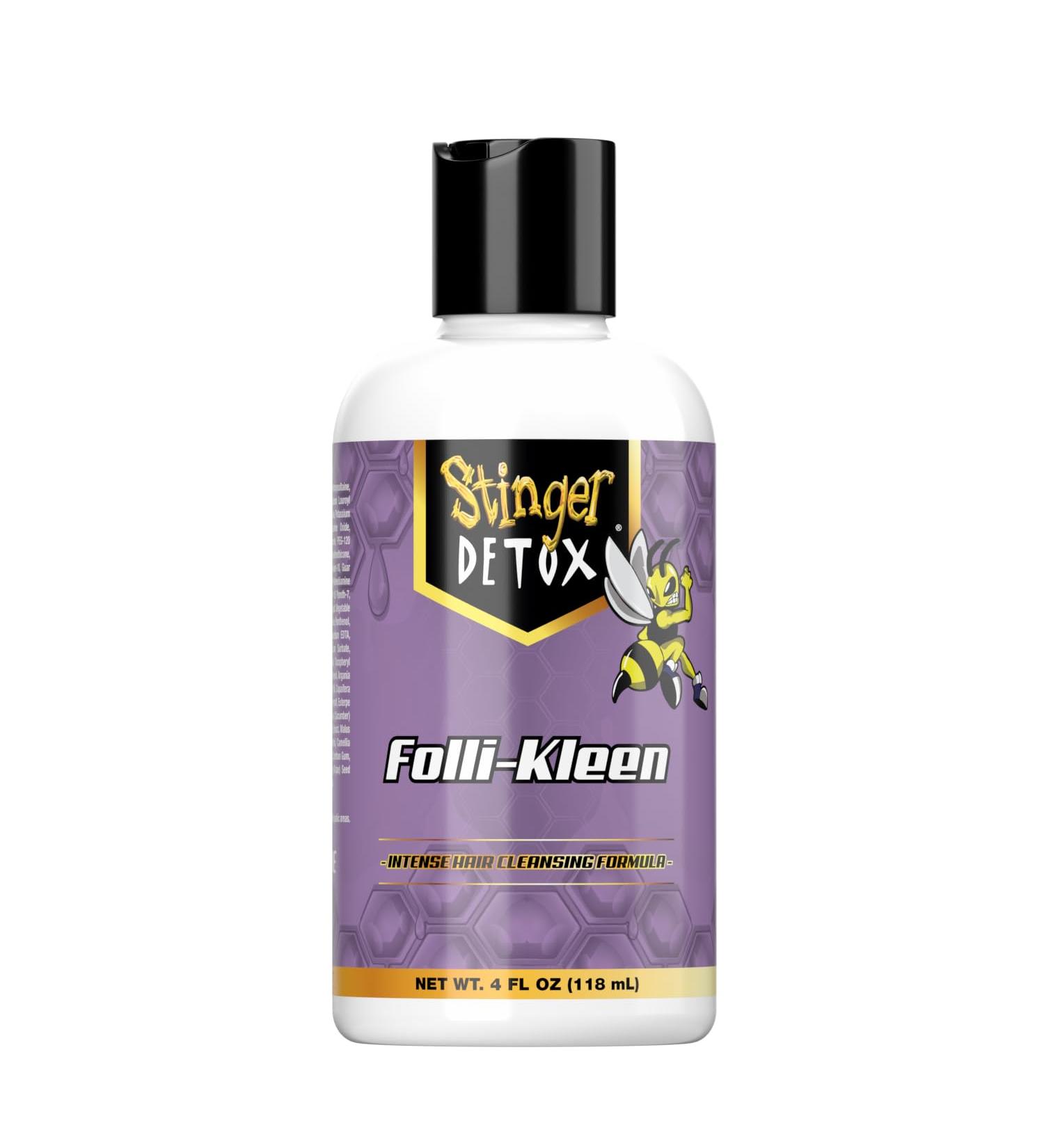 Stinger Detox Folli-Kleen Hair Shampoo - 4 FL OZ | Cleanses and Refreshes Hair - Buy Online on GoSupps.com