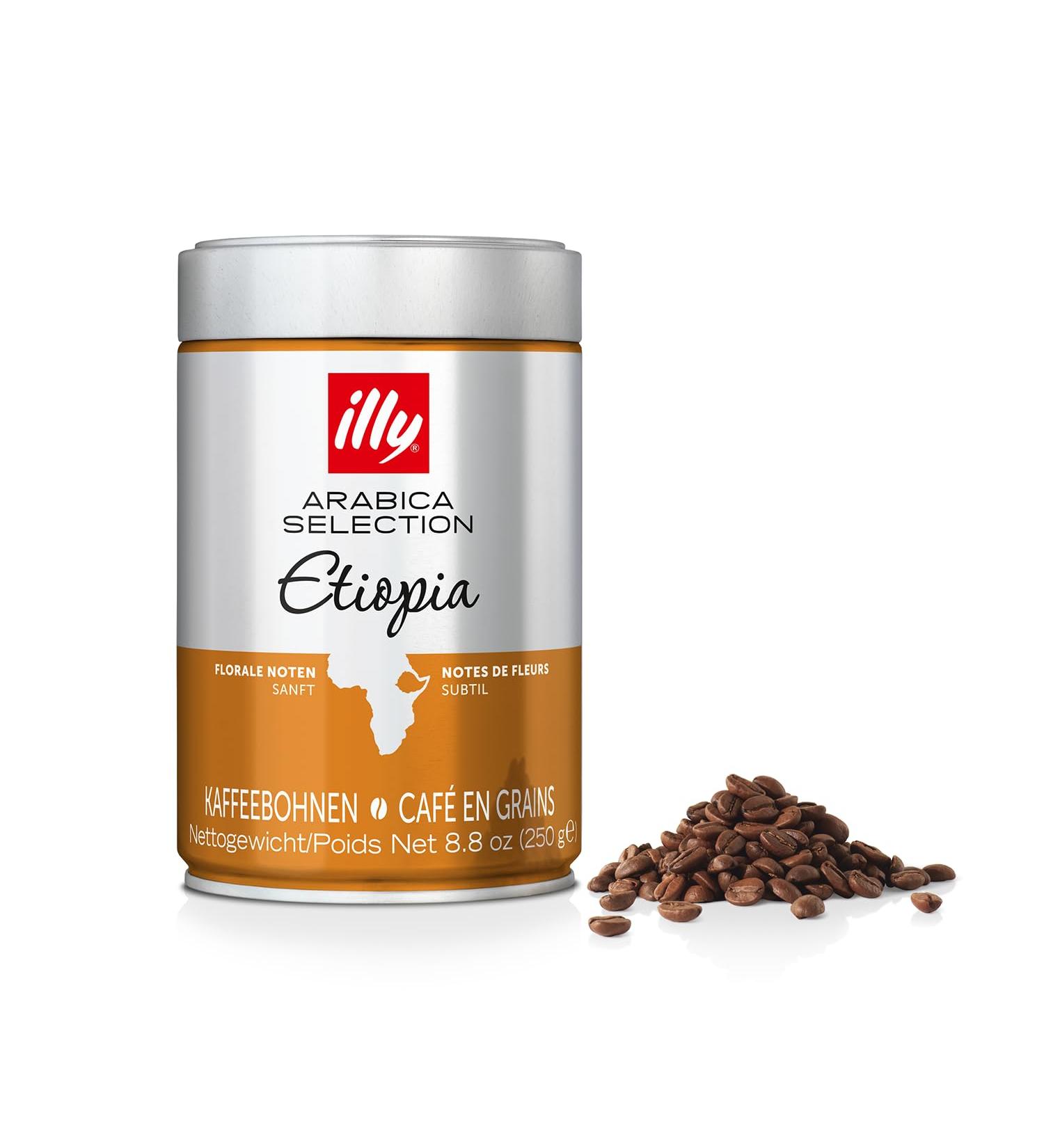 Illy Coffee Beans - Luxury Arabica Selection from Ethiopia | Pack of 6 (250g Each) - Premium International Shipping - Buy Online on GoSupps.com