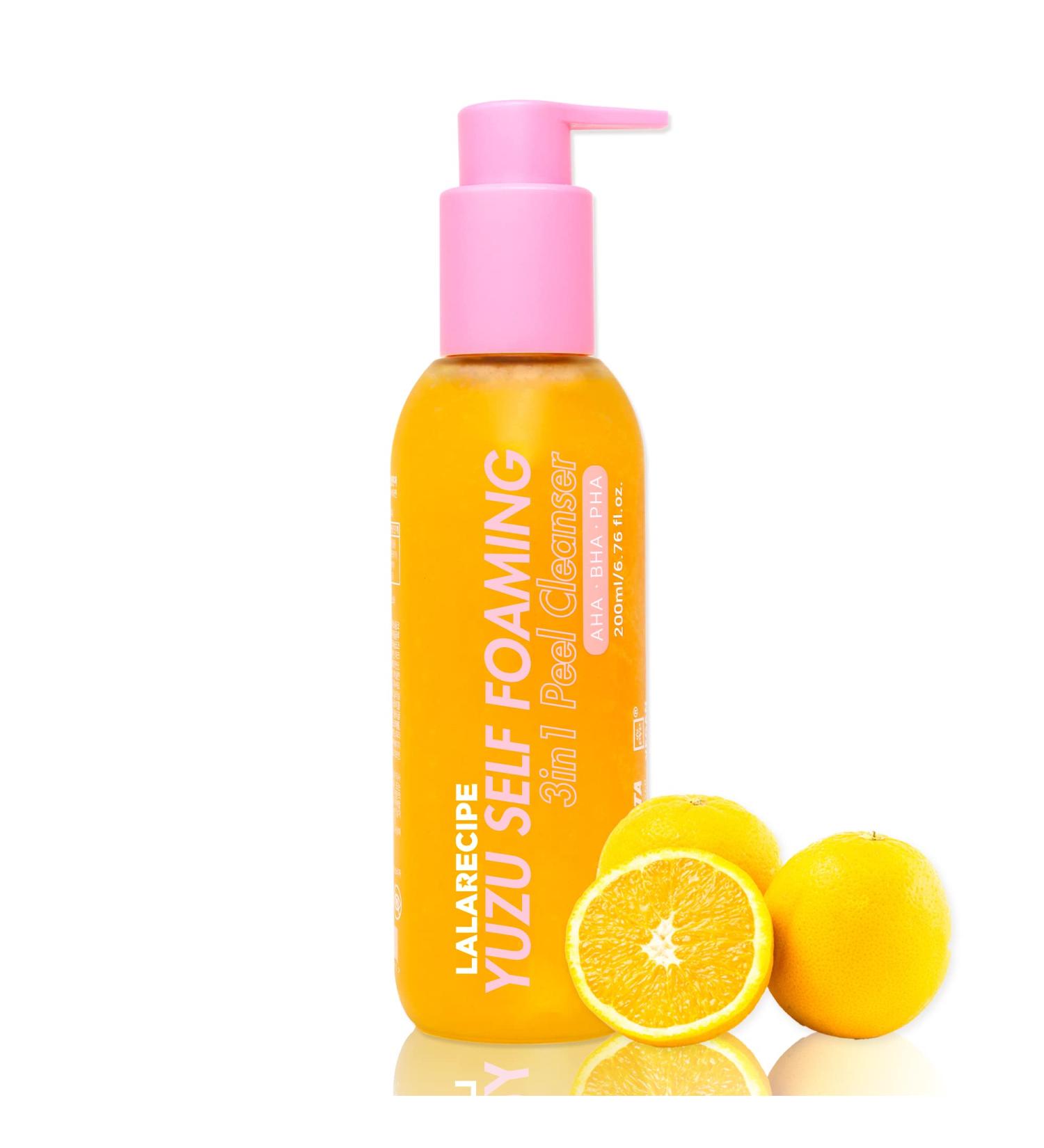 3-in-1 Yuzu Foaming Facial Cleanser | Pore Clarifying Makeup Remover & Exfoliating Face Wash | AHA BHA PHA Formula for Dry Skin | Gentle Daily Cleanser (6.6 fl oz - Buy Online on GoSupps.com