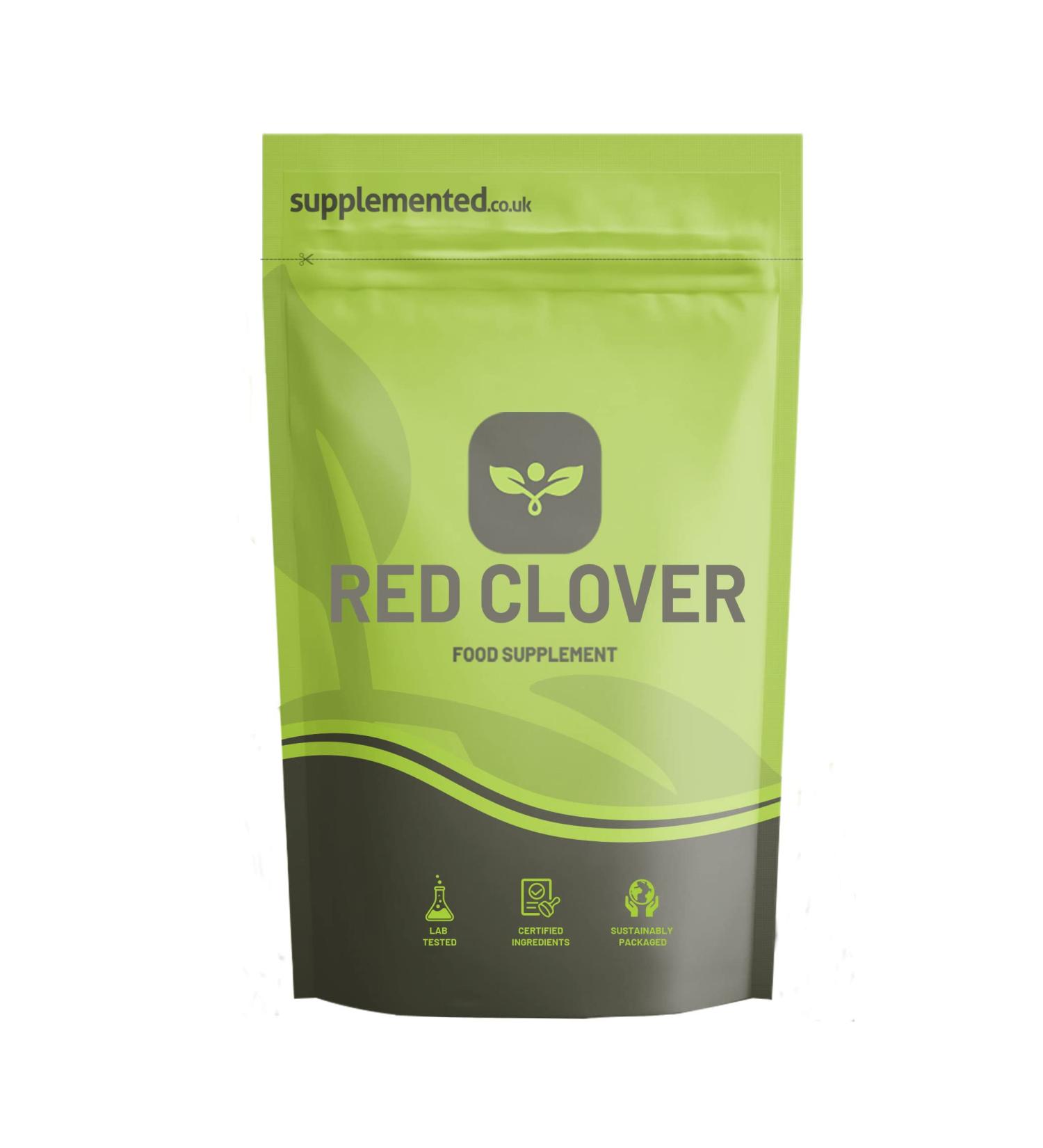 Red Clover Extract 1000mg - 180 Tablets | High Strength UK Made | Pharmaceutical Grade - Buy Online on GoSupps.com