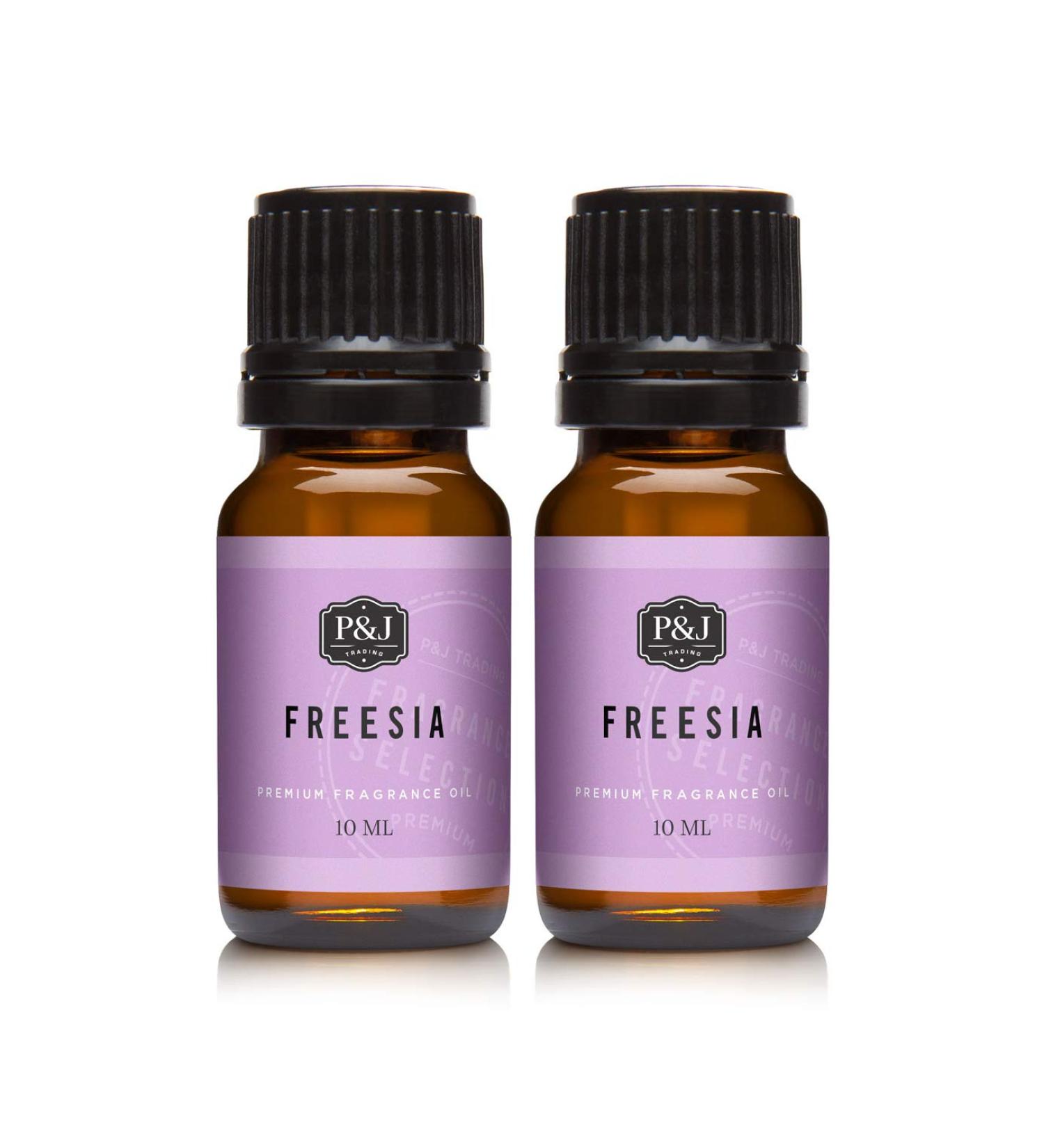 P&J Fragrance Oil | Freesia Oil 10ml 2pk - Candle Scents for Candle Making, Freshie Scents, Soap Making Supplies, Diffuser Oil Scents - Buy Online on GoSupps.com