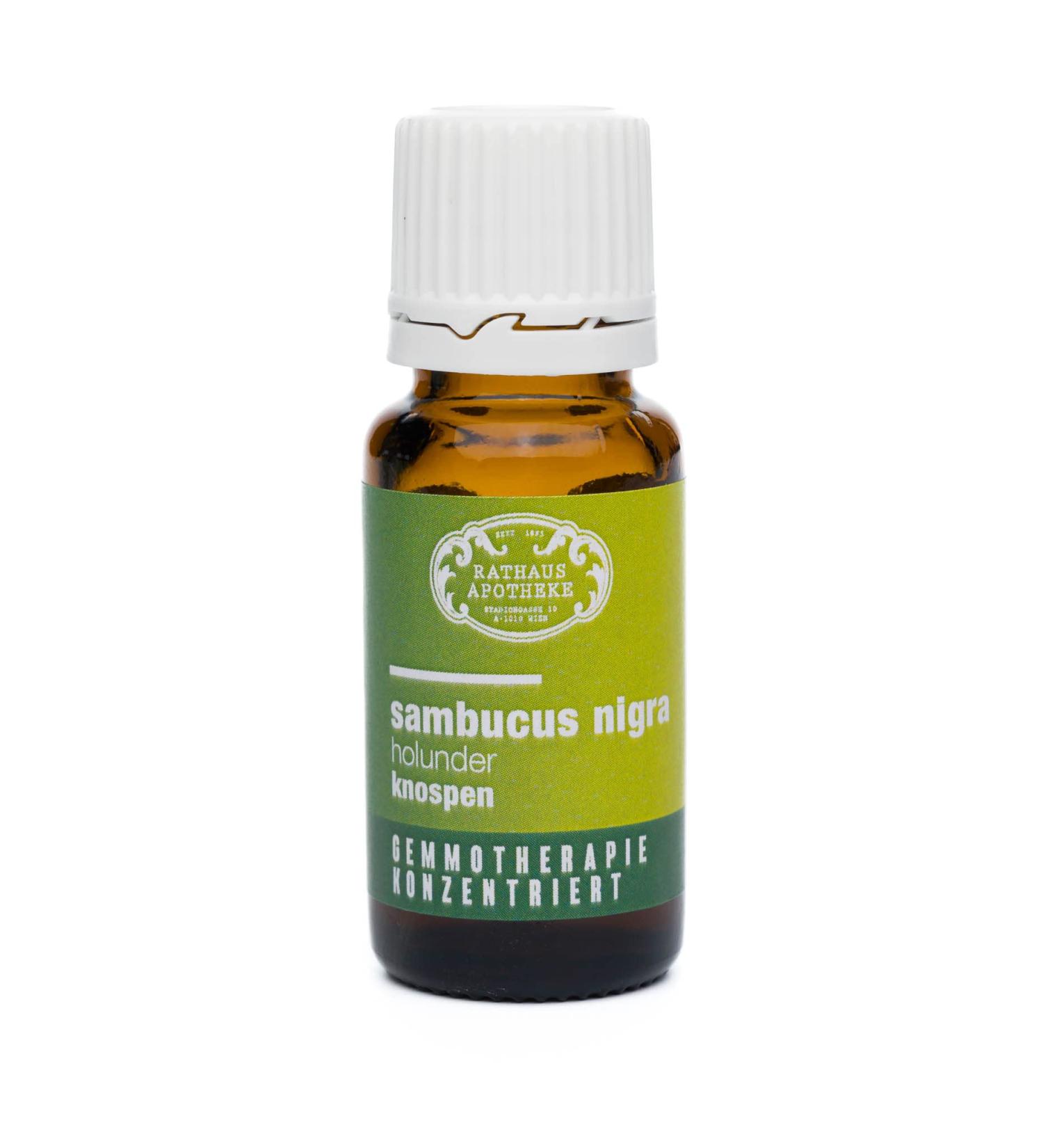 RATHAUS APOTHEKE WIEN Concentrated bud extract - Gemmotherapy - Sambucus nigra - Elderberry - 15 ml - Buy Online on GoSupps.com
