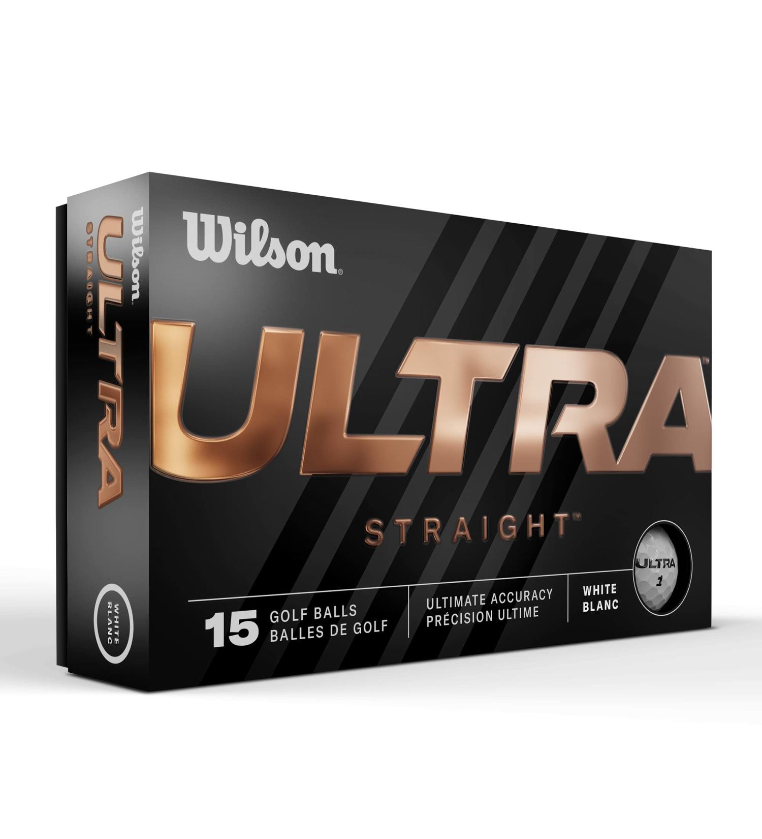 Wilson 23' Ultra Golf Balls - 15 Pack Distance White