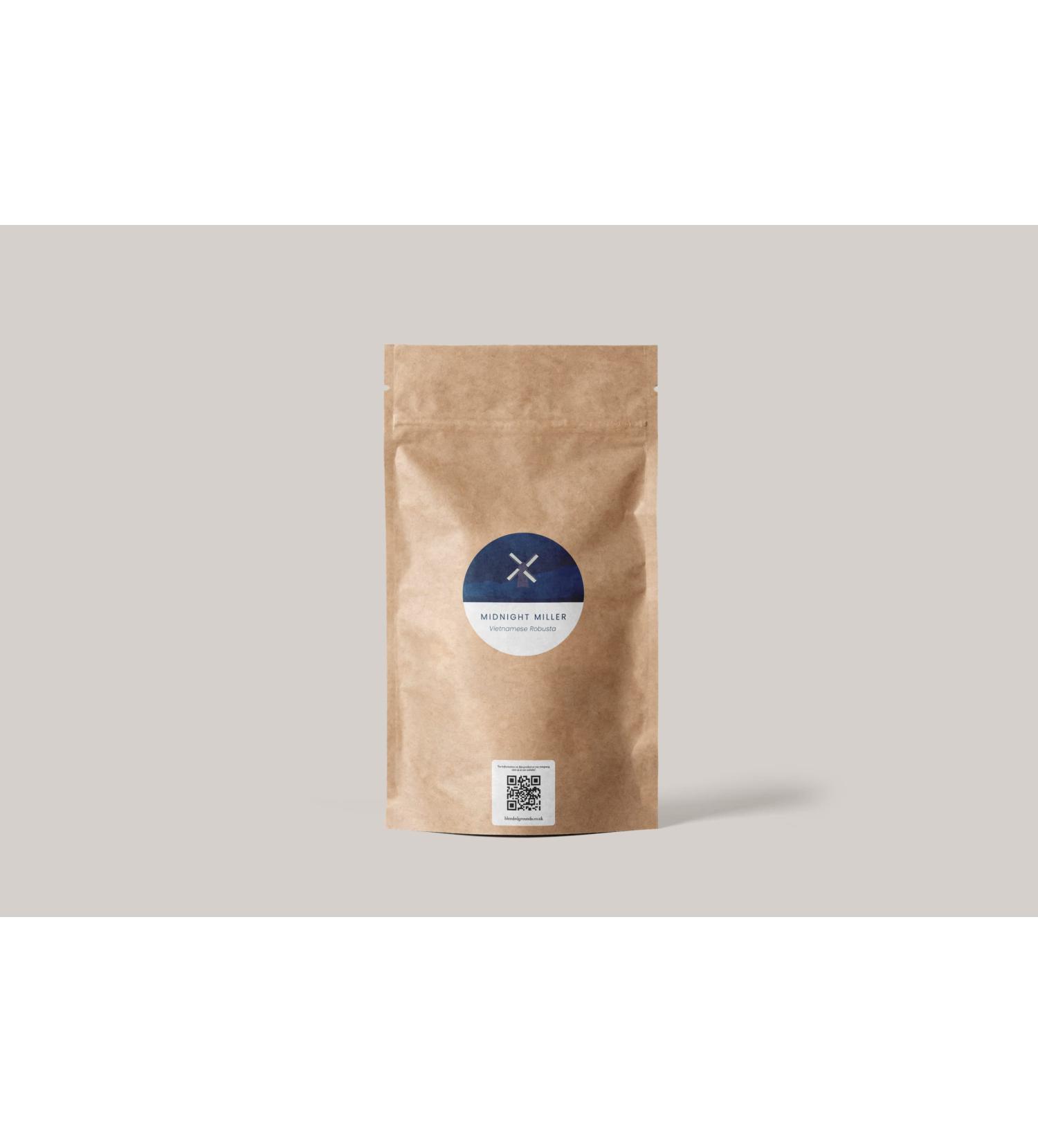 Roasted Vietnamese Coffee Beans (Midnight Miller 1000) Midnight Miller 1 kg (Pack of 1) - Buy Online on GoSupps.com