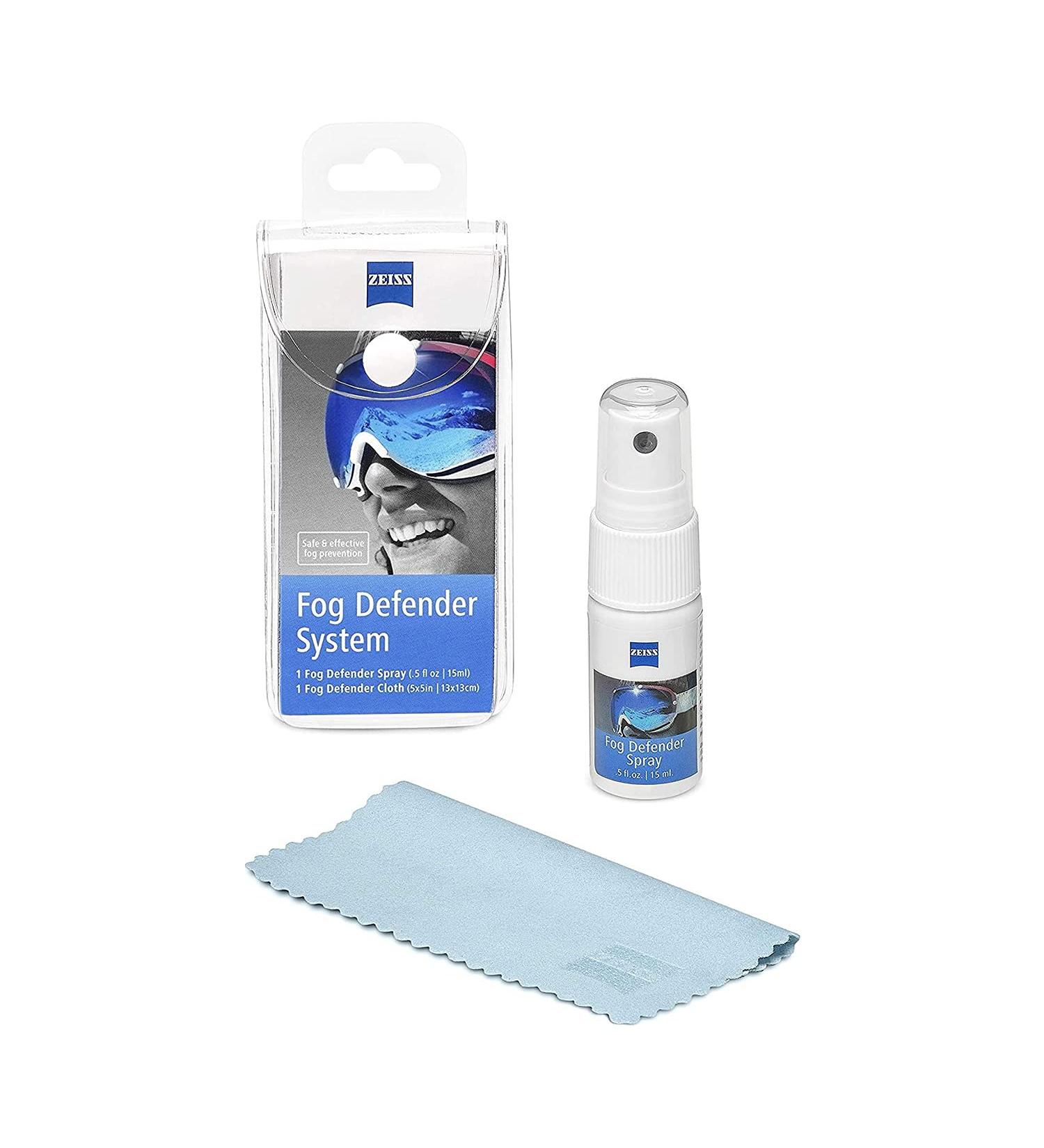 ZEISS Fog Defender System Anti-Fog Spray for Glasses - 1 Spray Bottle + Microfiber Cloth | 1-Pack - Buy Online on GoSupps.com