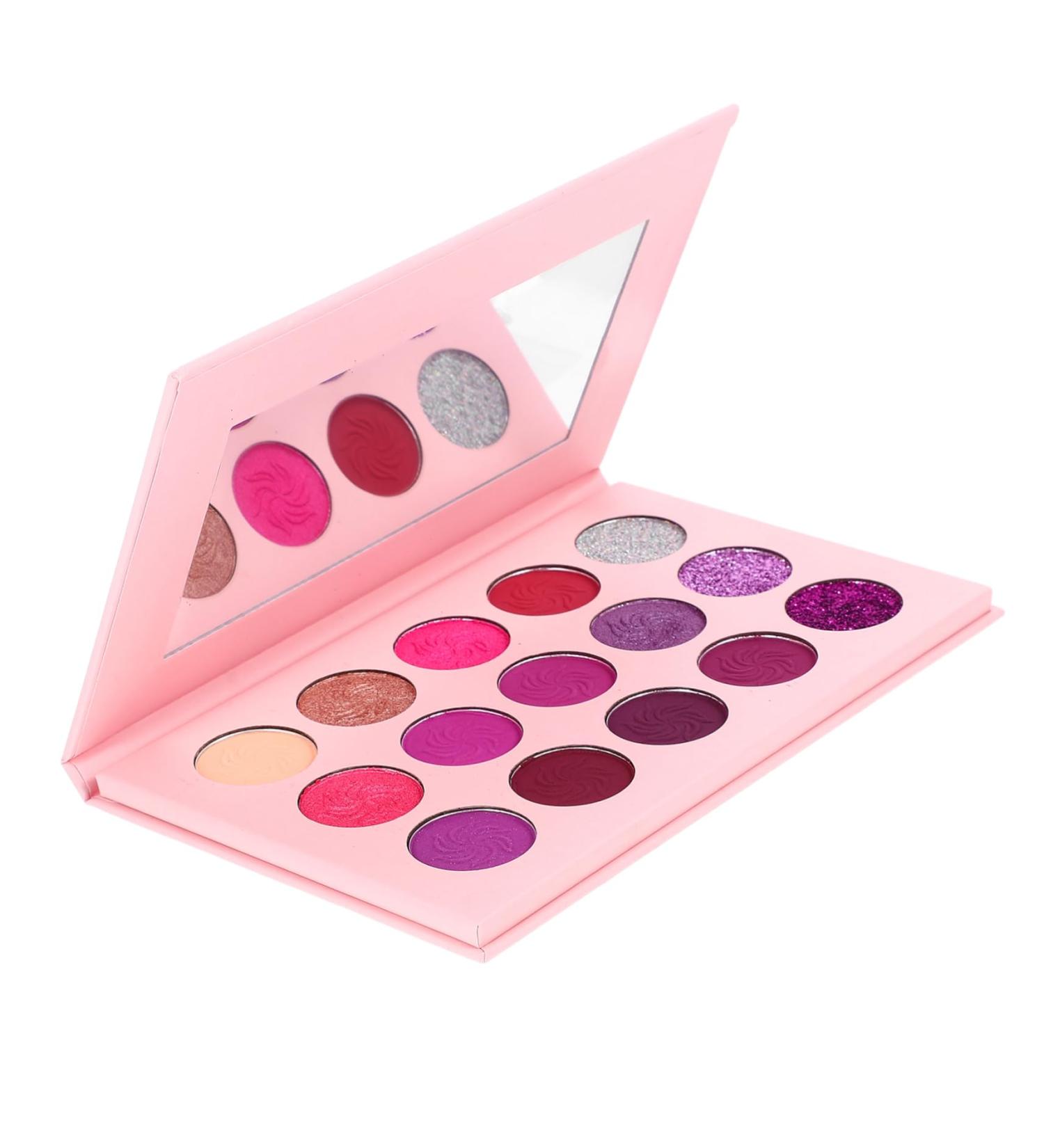 BIUDECO 15 Colorful Eyeshadow Eyeshadow Eyeshadow Palette Purple Colorful Eyeshadow - Buy Online on GoSupps.com