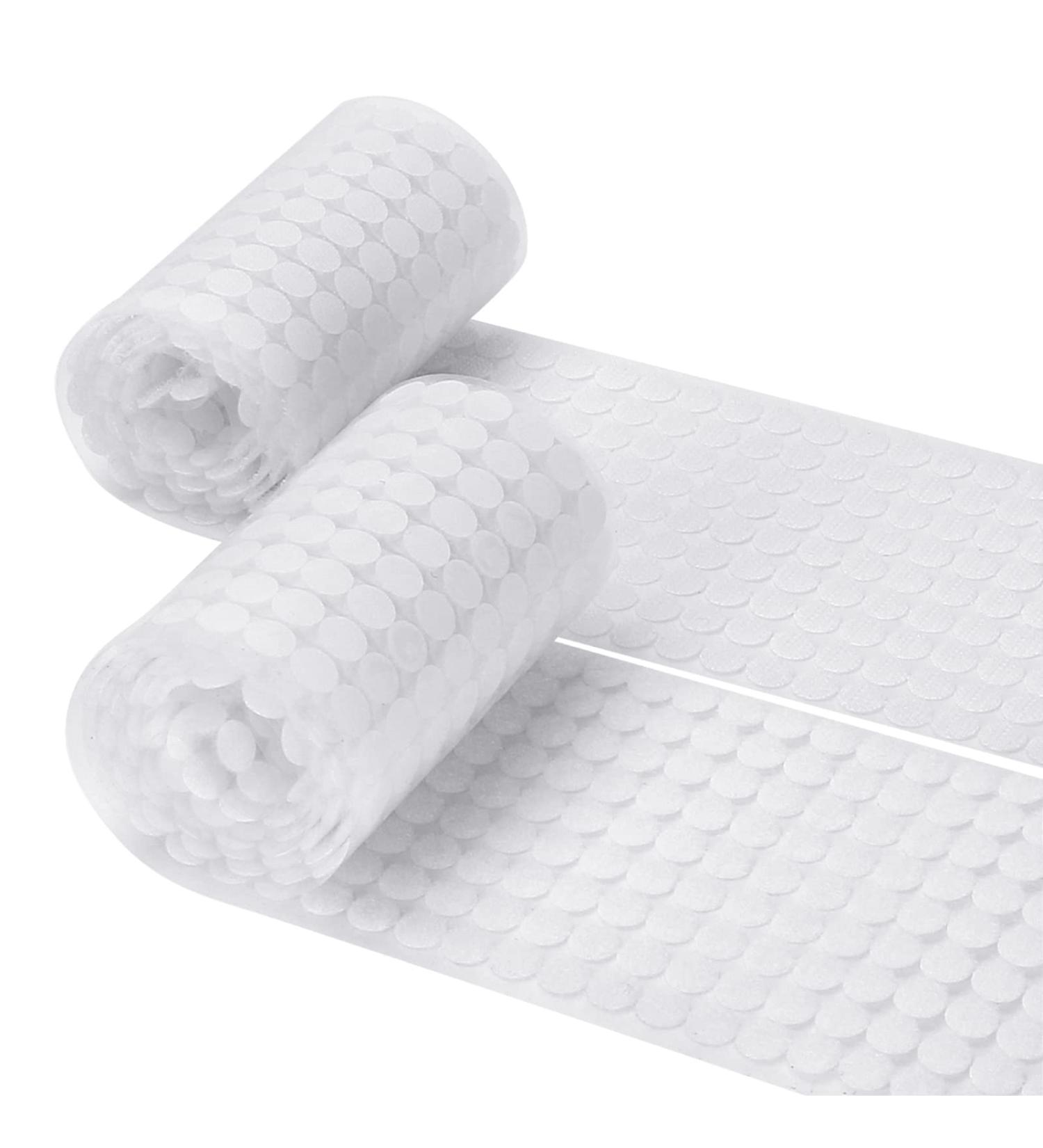 Self Adhesive Dots  Strong Adhesive 1150 Pcs (575 Pairs) 0.59 inch Diameter Sticky Back Coins Nylon Coins  Hook Loop Dots with Waterproof Sticky Glue Coins Tapes  Suitable for Classroom  Office  Home White 575P-15MM - Buy Online on GoSupps.com