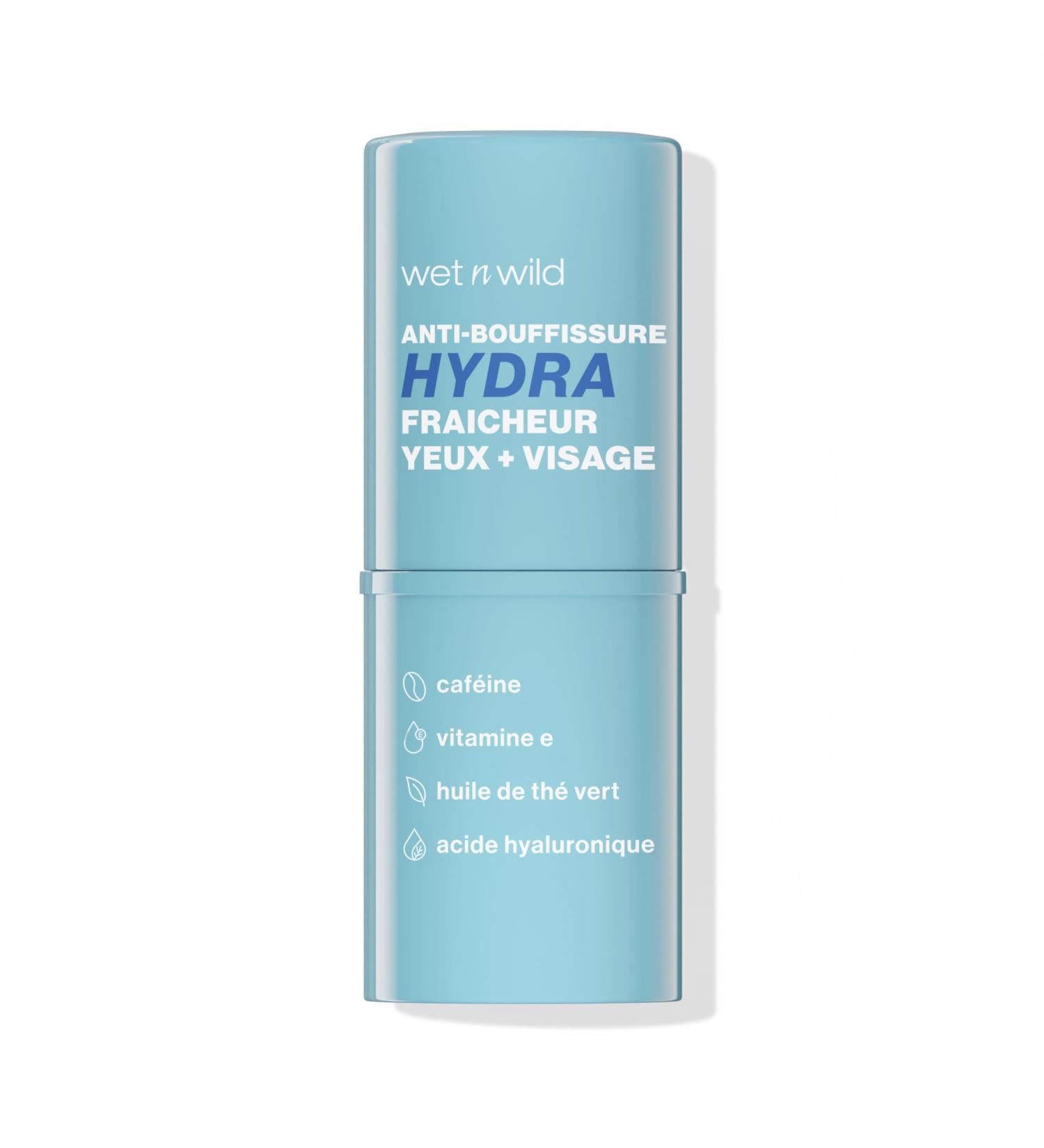 Wet n Wild Cooling Hydra De-Puffer Cooling Balm Stick to Brighten and Refresh Under Eyes and Improve Skin Smoothness Infused with Hyaluronic Acid Caffeine and Probiotic Travel Friendly - Buy Online on GoSupps.com