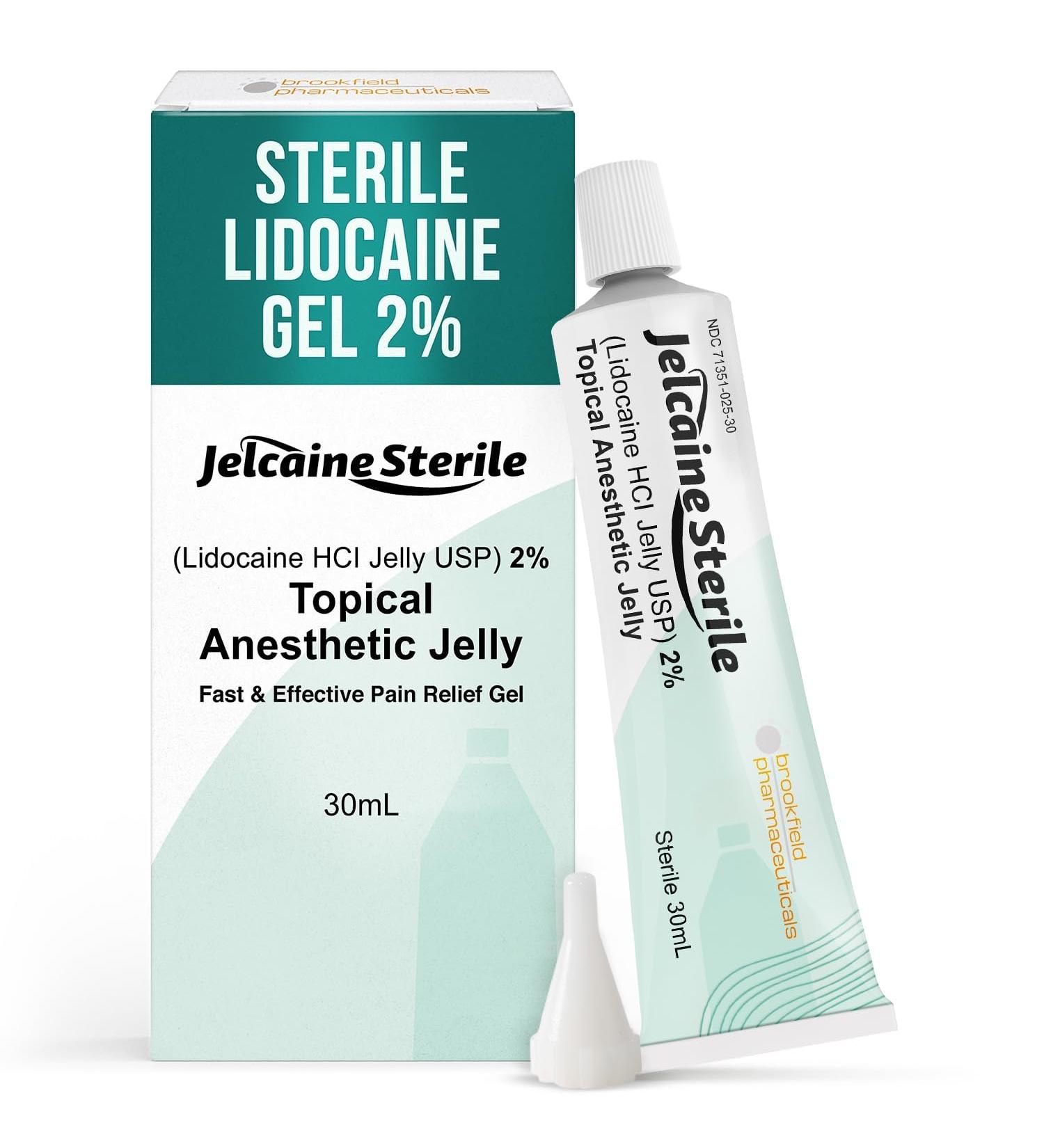 Lidocaine Jelly 2% Numbing Gel for Burn Relief 30ml - Sunburn Relief with Lidocaine Topical for Pain Minor Cuts Skin Irritation Insect Bites Sensitive Area Anesthetic Over-the-Counter Medication - Buy Online on GoSupps.com