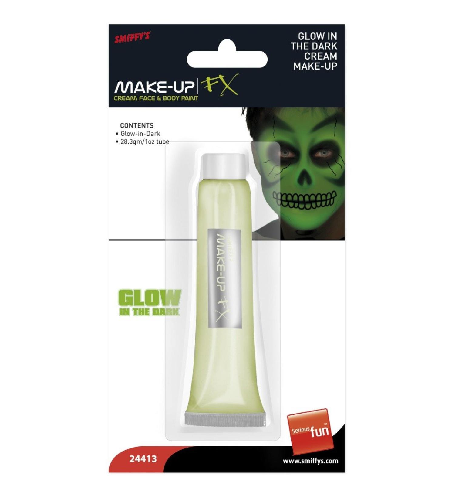 Amakando black light make -up night light color fluorescent bodypainting color body color glow in the dark phosphorescent cream fx uv halloween makeup
