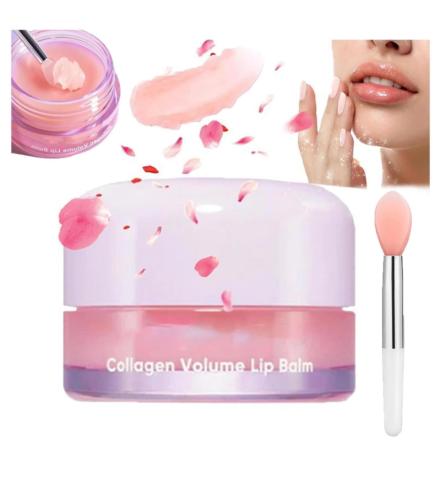 OHCVG Lip Balm Collagen Lip Balm Collagen Volume Lip Balm Brightening Lip Balm Anti-Cracked Lip Balm Moisturizing Exfoliating - Buy Online on GoSupps.com