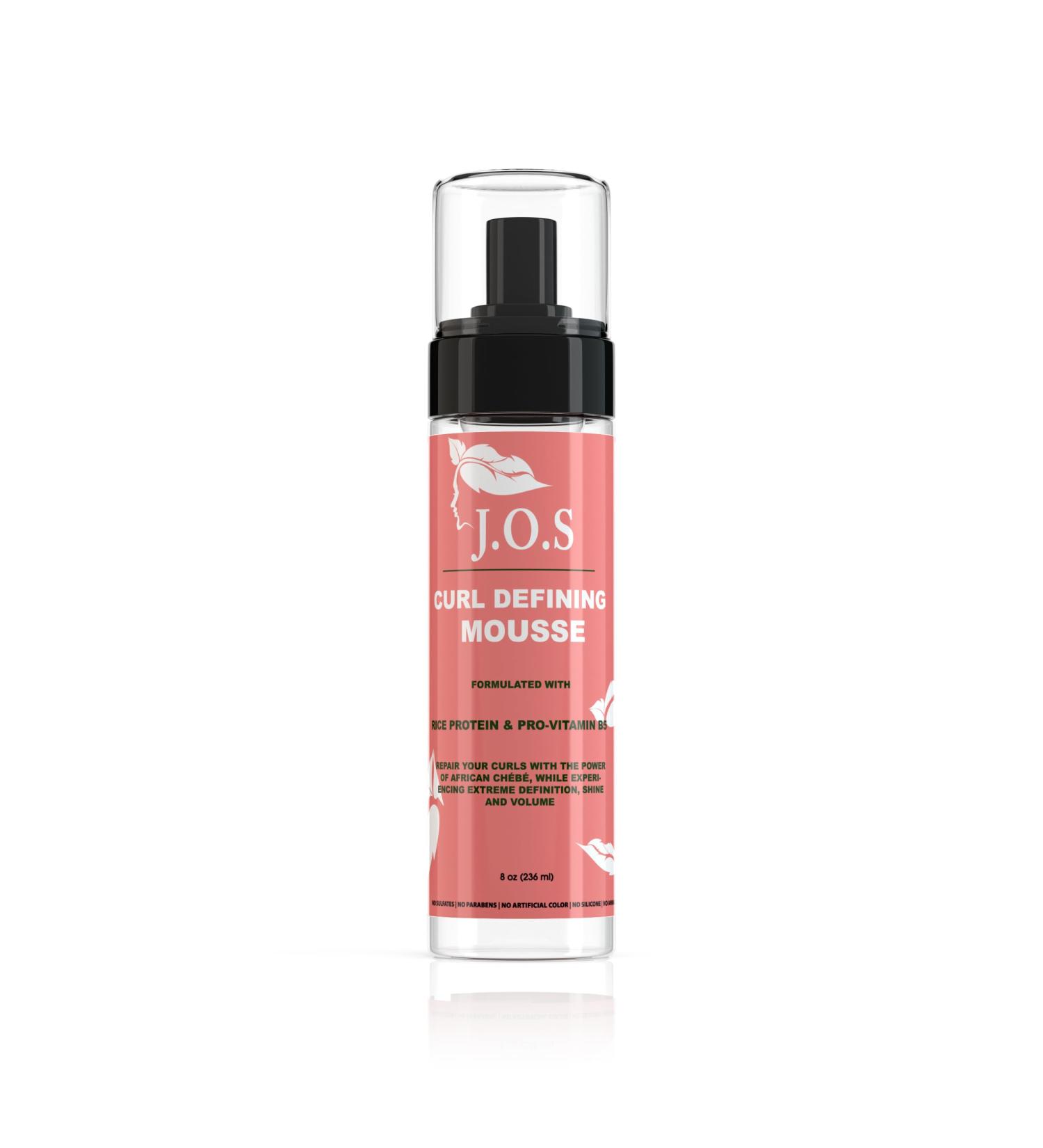 J Organic Solutions Curl Defining Mousse with Avocado Oil | Frizz-Free Curls Shine & Volume | Medium Hold Hair Care - Buy Online on GoSupps.com