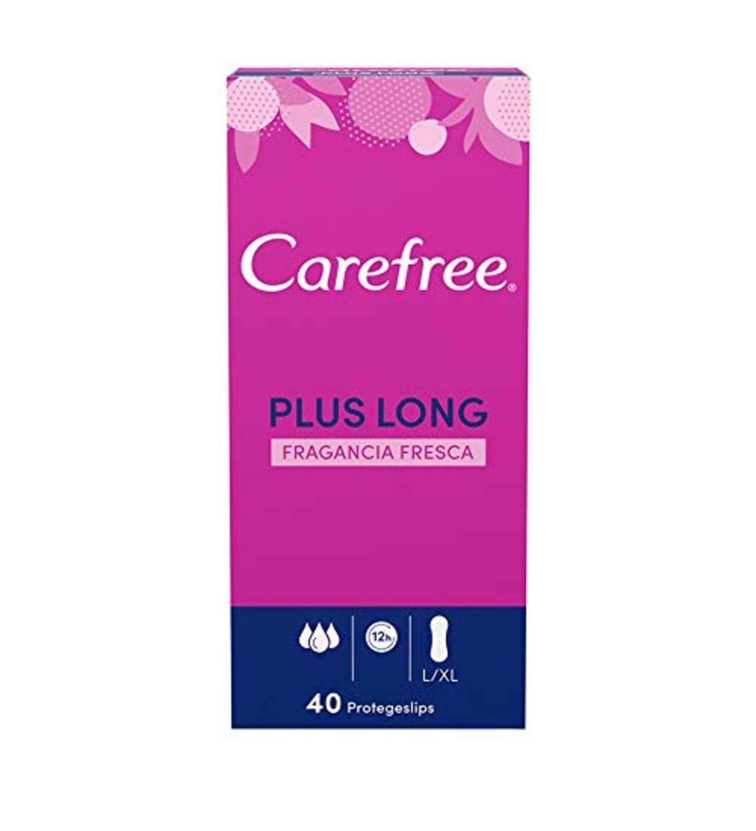 Carefree Carefree Salvaslip Plus Pack of 40 Fresh Flavors 200g