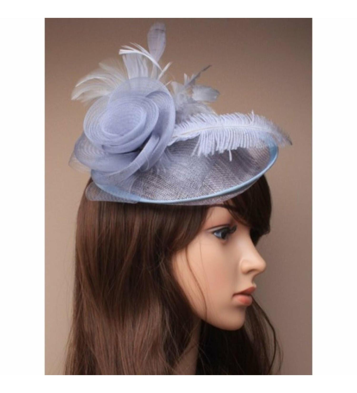 Arranview Jewellery Large silver grey sinamay fascinator on an aliceband - Buy Online on GoSupps.com