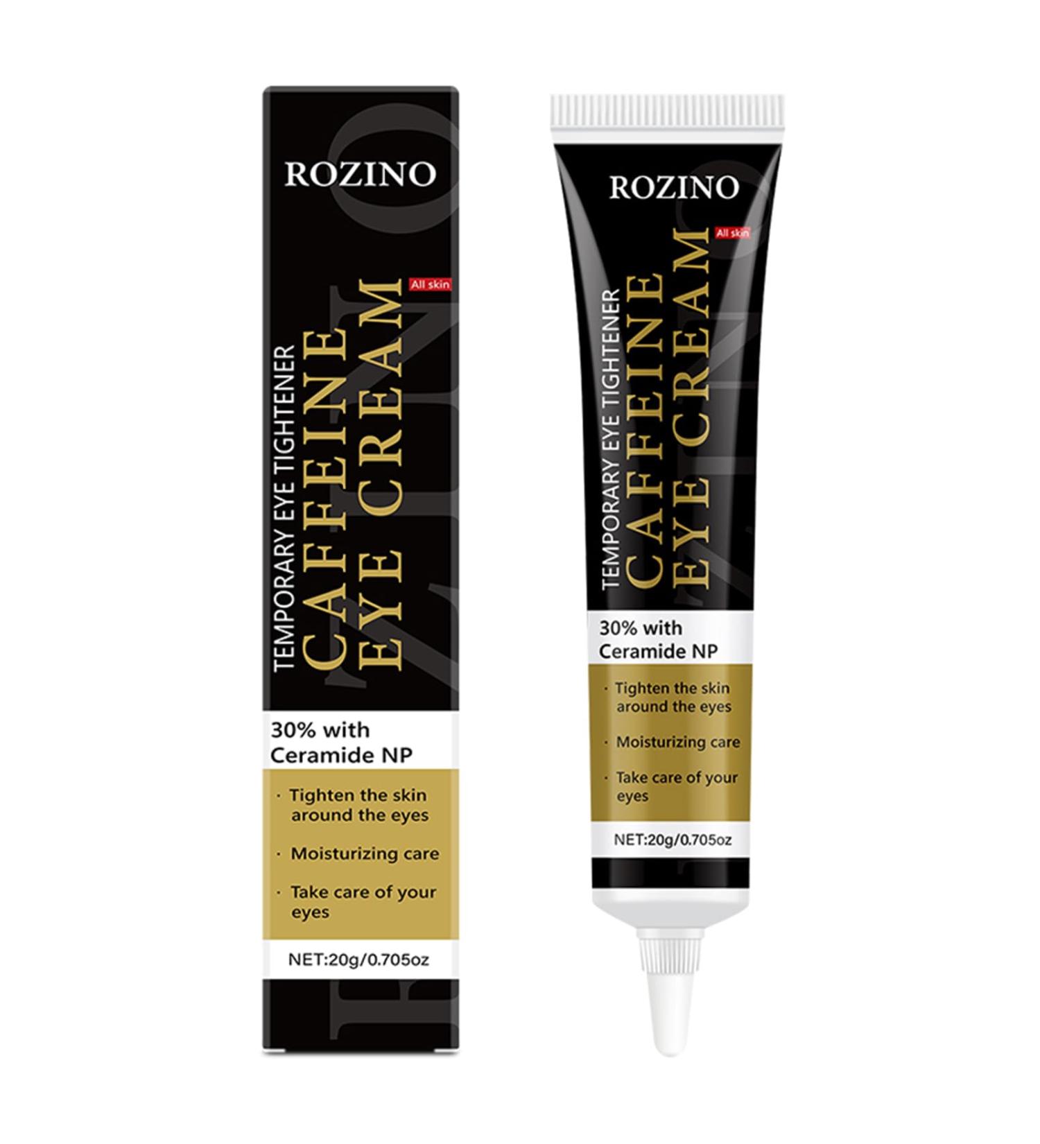 Caffeine Eye Cream for Dark Circles & Puffiness Hydrating Under Eye Treatment with Ceramides Coconut Oil Fights Fine Lines Lightweight Formula (0.7OZ) 0.7 Ounce (Pack of 1) - Buy Online on GoSupps.com