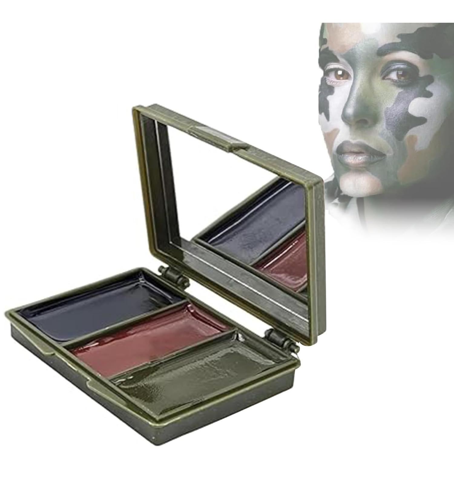  Rostblant 3-Piece Kit: Camouflage Face Stick Chameleon Cream Chameleon Camouflage Military Camouflage Makeup Pen Body Camouflage Black Brown Green - Buy Online on GoSupps.com