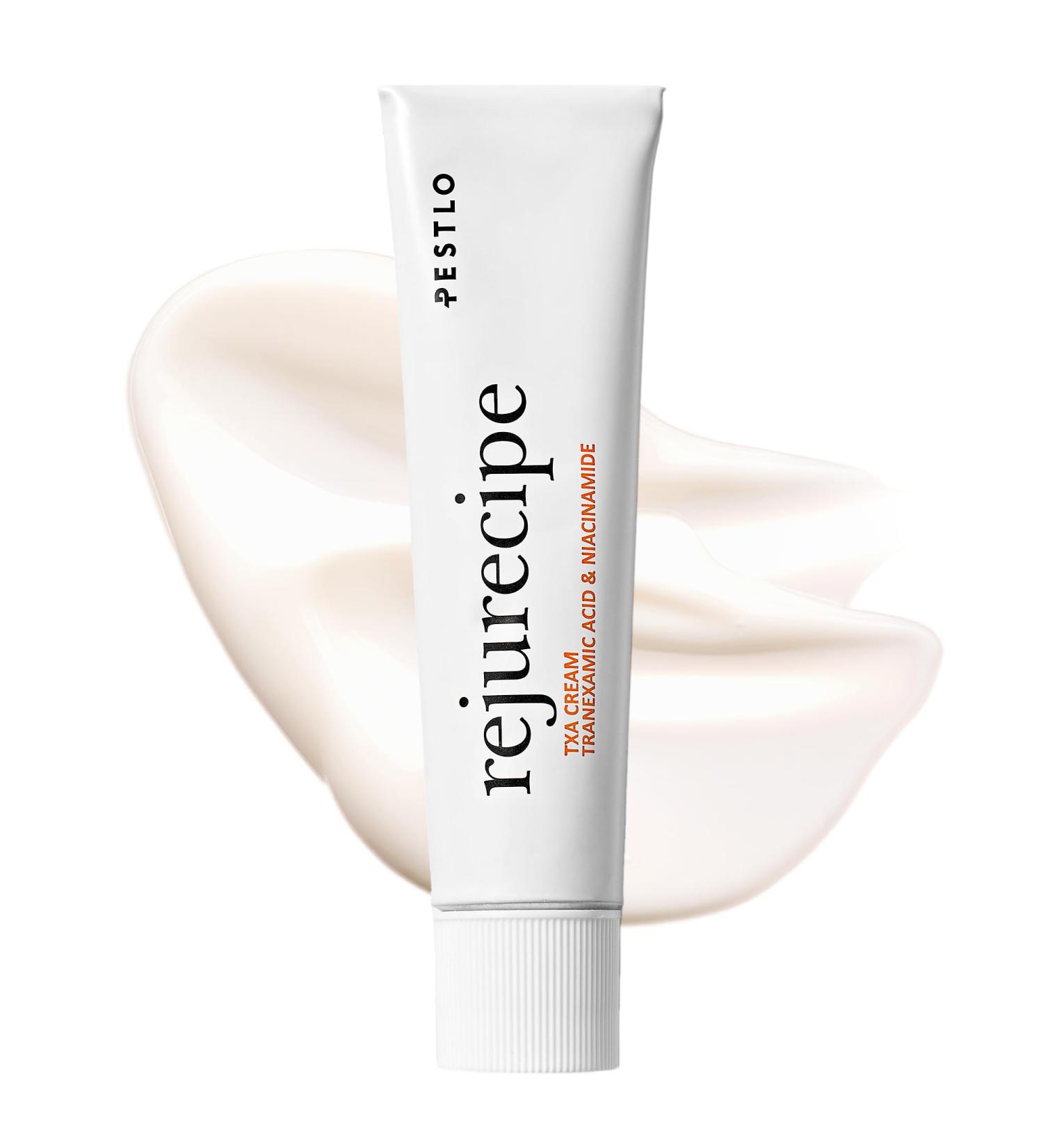 PESTLO Rejurecipe TXA Cream 30ml | Freckle & Dark Spot Reduction Moisturizing Niacinamide & Tranexamic Acid EWG-Green Korean Skincare - Buy Online on GoSupps.com