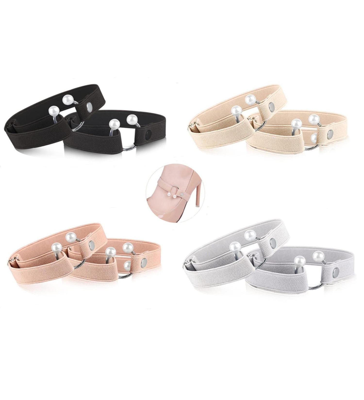4 Pair High Heel Anti-Loose Straps | Detachable Elastic Shoelace Accessories for Women - Shop Internationally - Buy Online on GoSupps.com