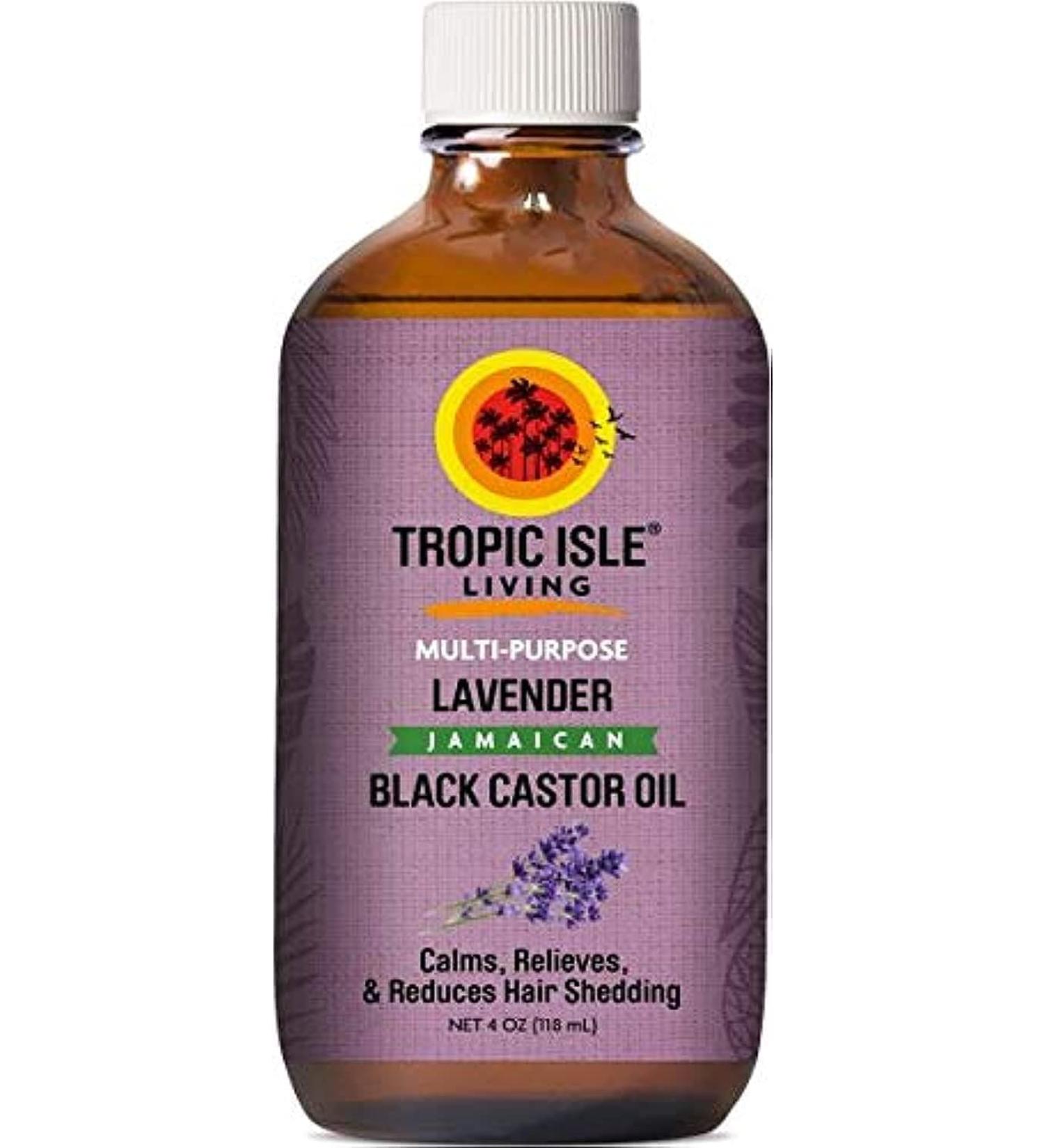 Tropic Isle Jamaican Black Castor Oil with Lavender Pack of 2 | Best International Shipping - Buy Online on GoSupps.com