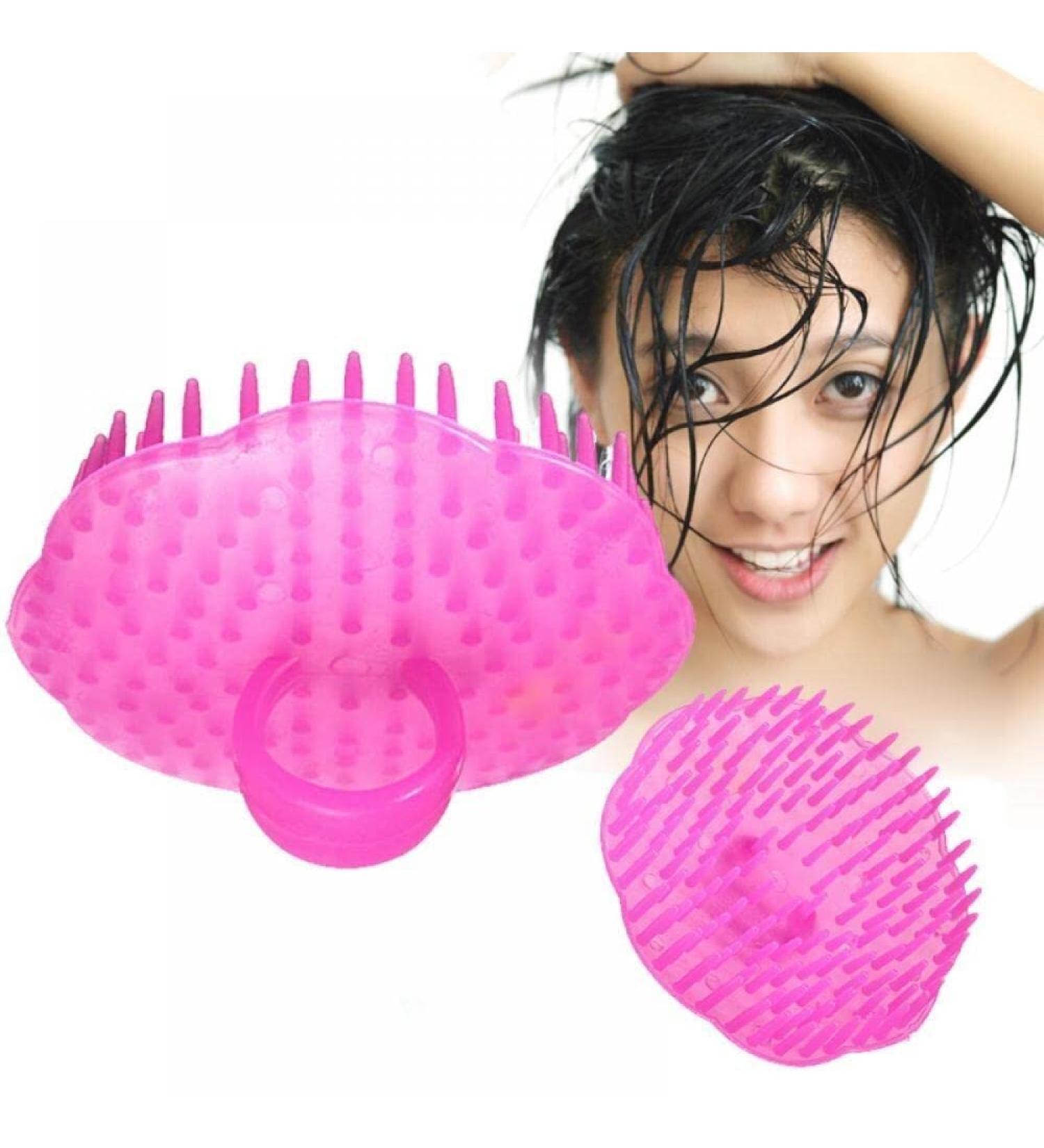 2-Pack Shampoo Scalp Massage Brush - Durable & Attractive Random Colors for Ultimate Hair Care - Buy Online on GoSupps.com