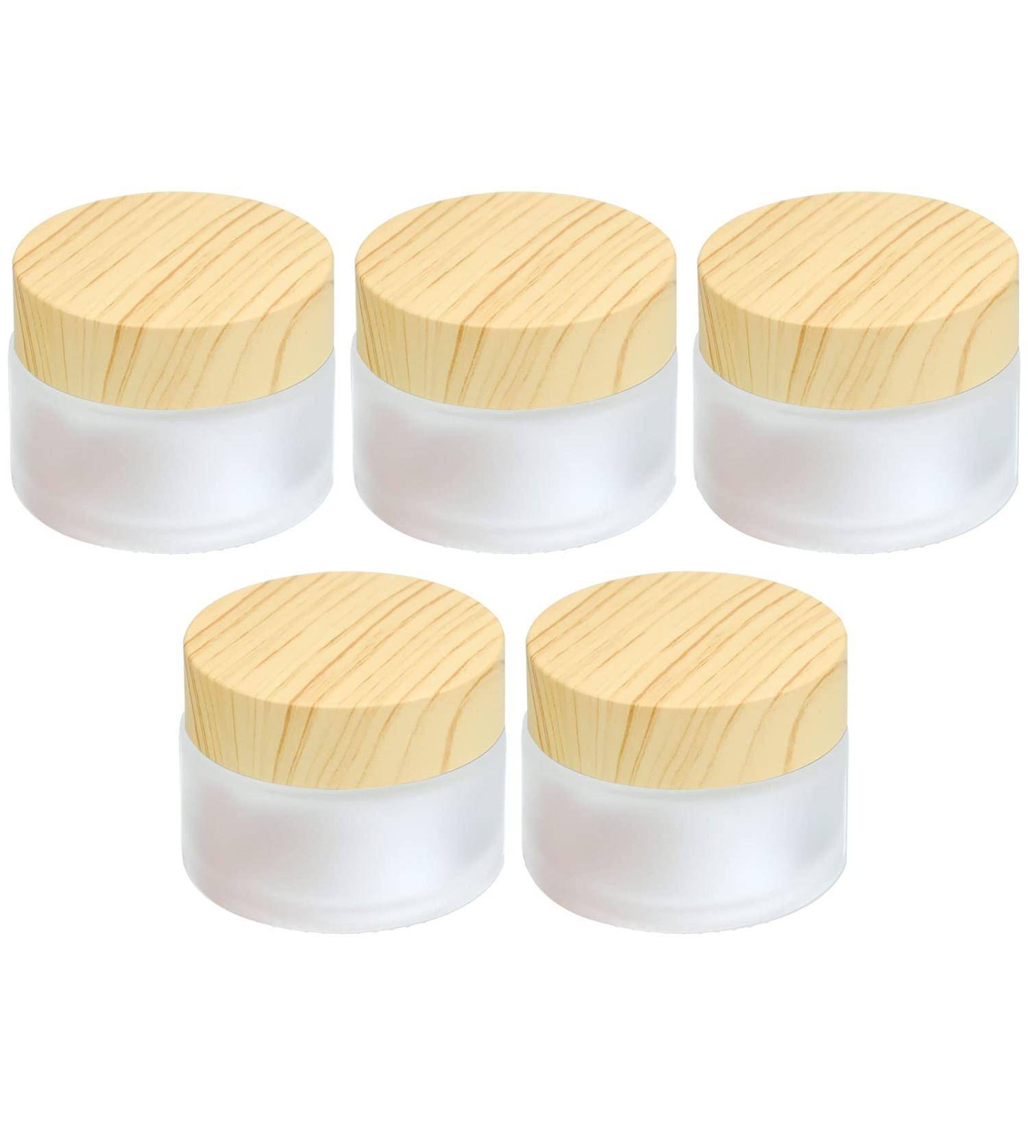 Winfred 5pcs 30g Empty Cosmetic Jars Travel-Friendly Cream Jars Sample Box for Skincare & Beauty - Buy Online on GoSupps.com