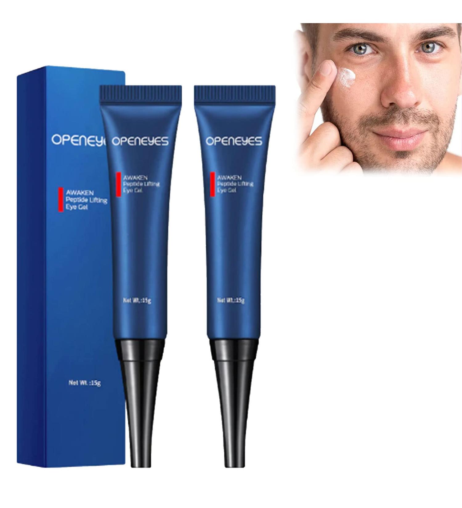 Openeyes Awaken Peptide Lifting Eye Gel Nordizoe Openeyes Awaken Peptide Lifting Eye Gel nordizoe openeyes Lifts Firming Anti-wrinkle Eye Tightener Men Eye Cream Anti Aging (2Pcs) - Buy Online on GoSupps.com