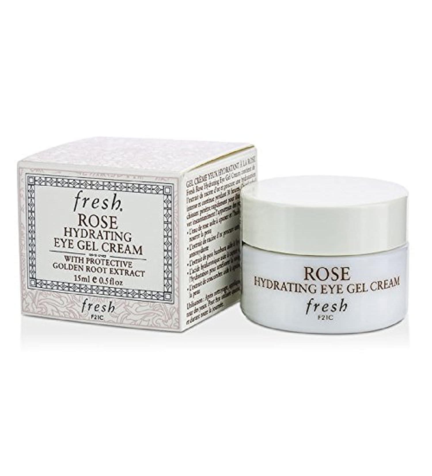 Fresh Rose Hydrating Eye Gel Cream 0.5oz - Intensely Hydrating Eye Treatment - Buy Online on GoSupps.com