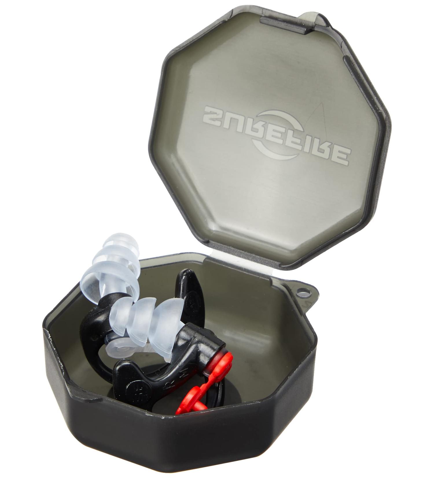 SureFire EP4 Sonic Defenders Plus filtered Earplugs  triple flanged design  reusable  Black  Large - Buy Online on GoSupps.com