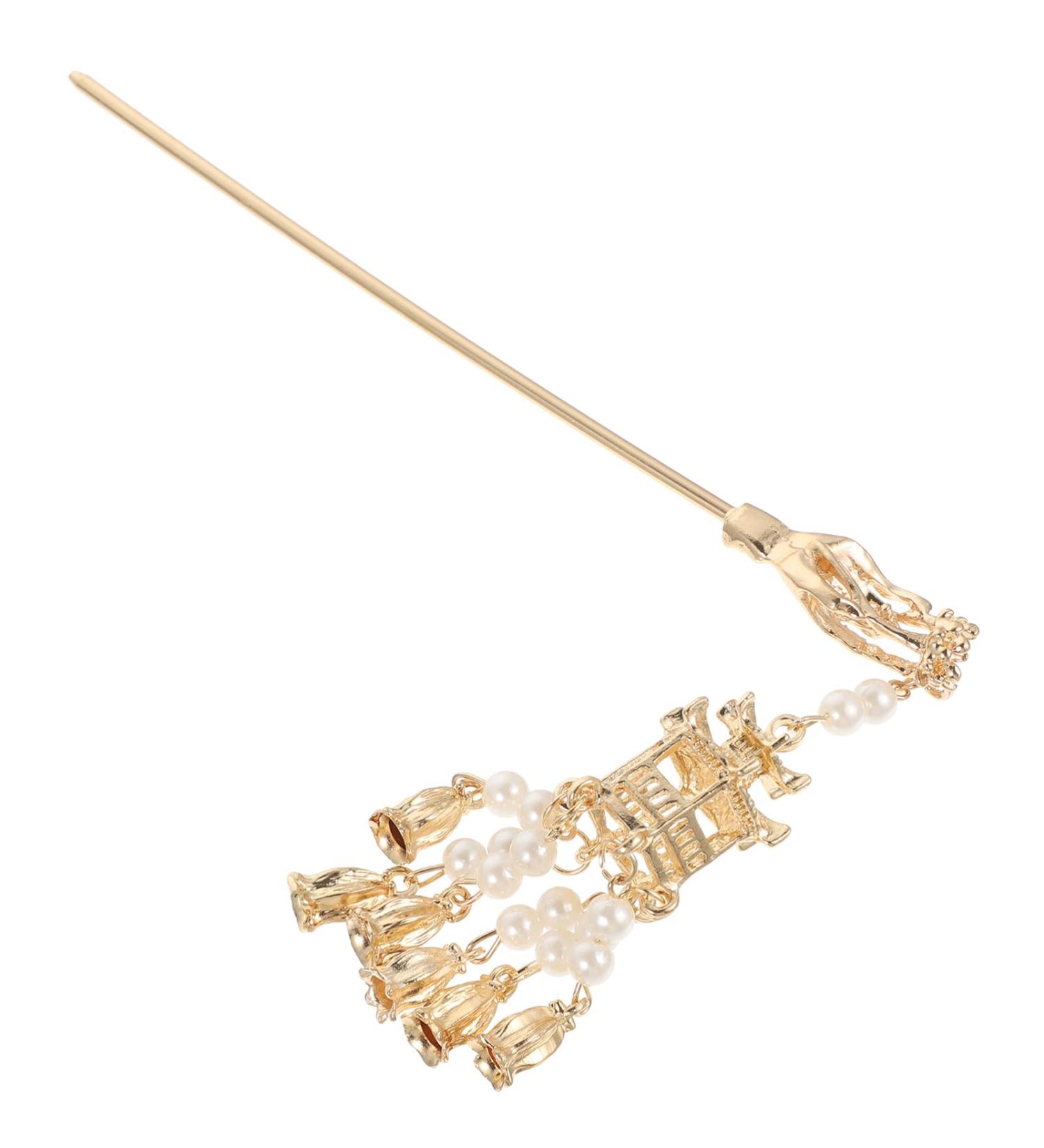 LALAFINA Lighthouse Hairpin Candy Wrappers for Chocolate Hair Bun Stick Hair Bun Holder Chinese Lantern Hair Stick Women Hair Pin Hair Bun Pin Miss Korean Metal Pan Hair Artifact - Buy Online on GoSupps.com