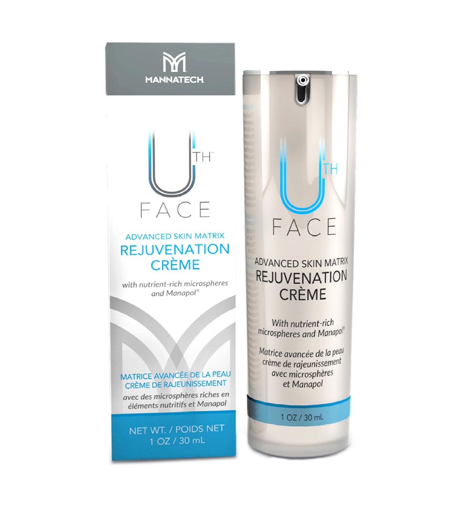 Mannatech Uth Skin Rejuvenation Cr me - Organic Face Cream for Firmness Radiance & Fine Line Reduction - 1.0oz/30ml - Buy Online on GoSupps.com