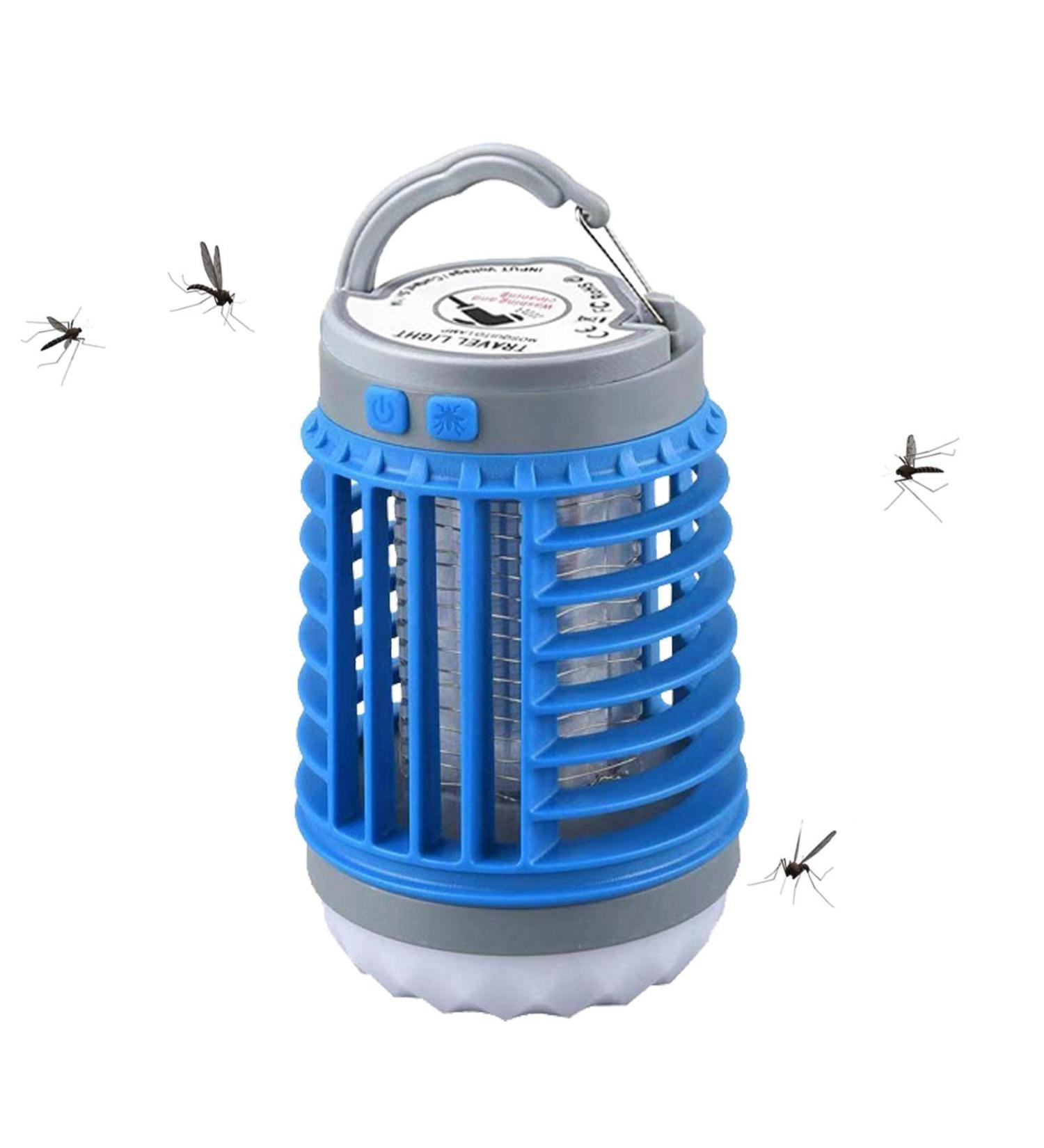 Mosquitoes Killers Lamp Camping Buggs Zapper Solar & USB Powered Electric Fly Killers Mosquitoes Killers Lantern Outdoor Mosquitoes Lamp for Home Camping Garden - Buy Online on GoSupps.com
